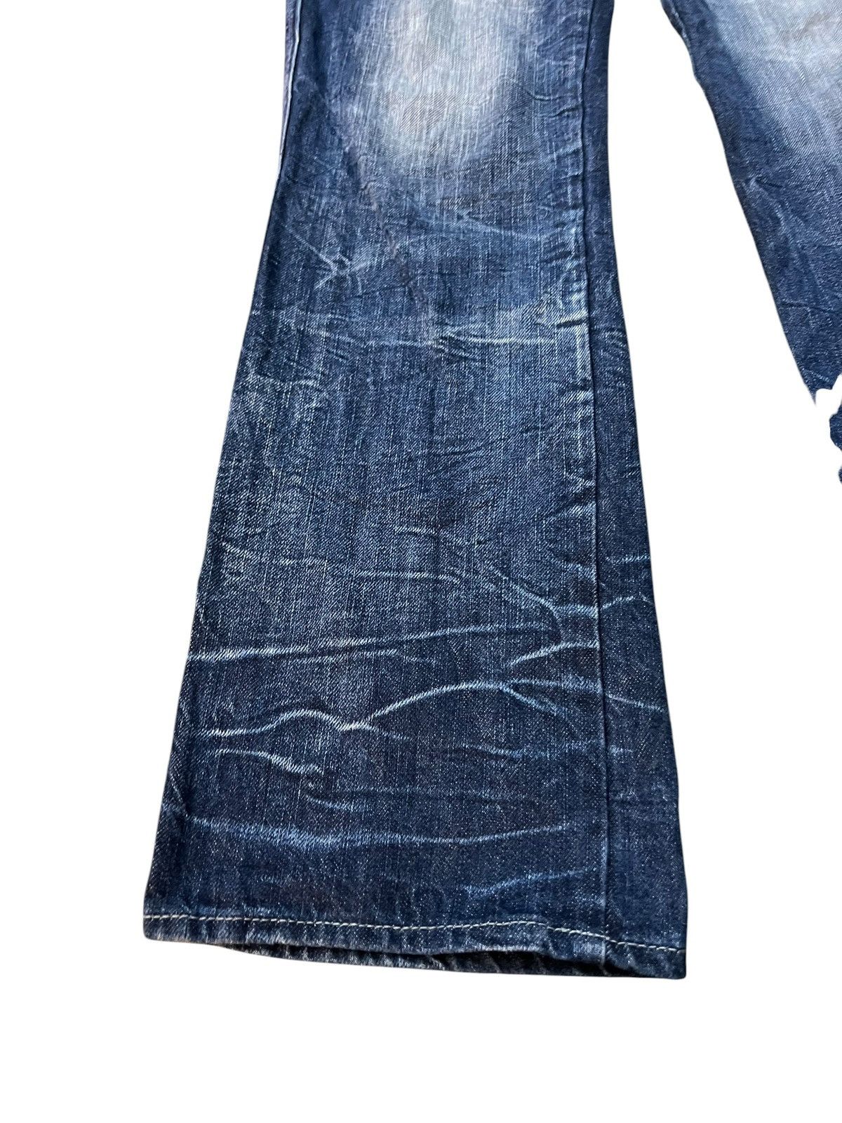 If Six Was Nine Wild Life Skull Bones Clawmark Mud wash If six was nine styl Size US 30 / EU 46 - 6 Thumbnail