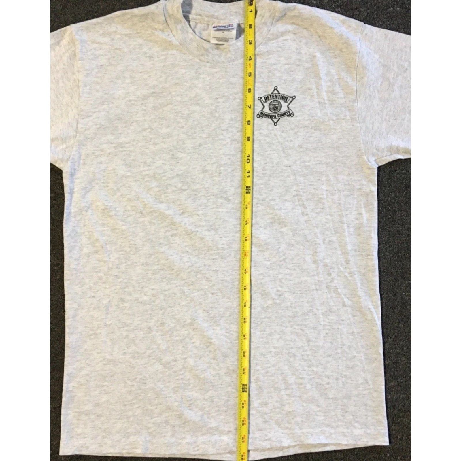 Vintage VINTAGE 90s Maricopa County Detention Officer Academy Shirt M Arizona Police College Shirt Graphic Tee Mens Gray Size US M / EU 48-50 / 2 - 8 Thumbnail