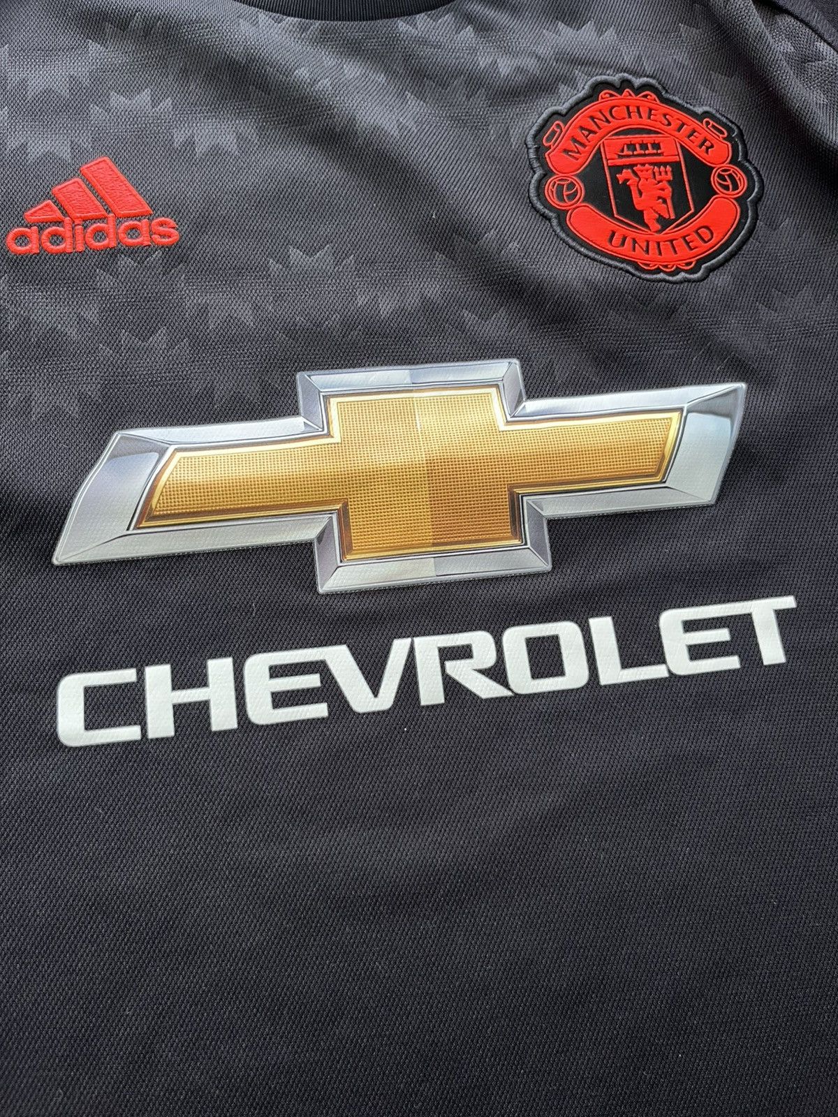 Adidas Adidas Manchester United Football Soccer Jersey 15/16 Black Size US S / EU 44-46 / 1 - 4 Thumbnail