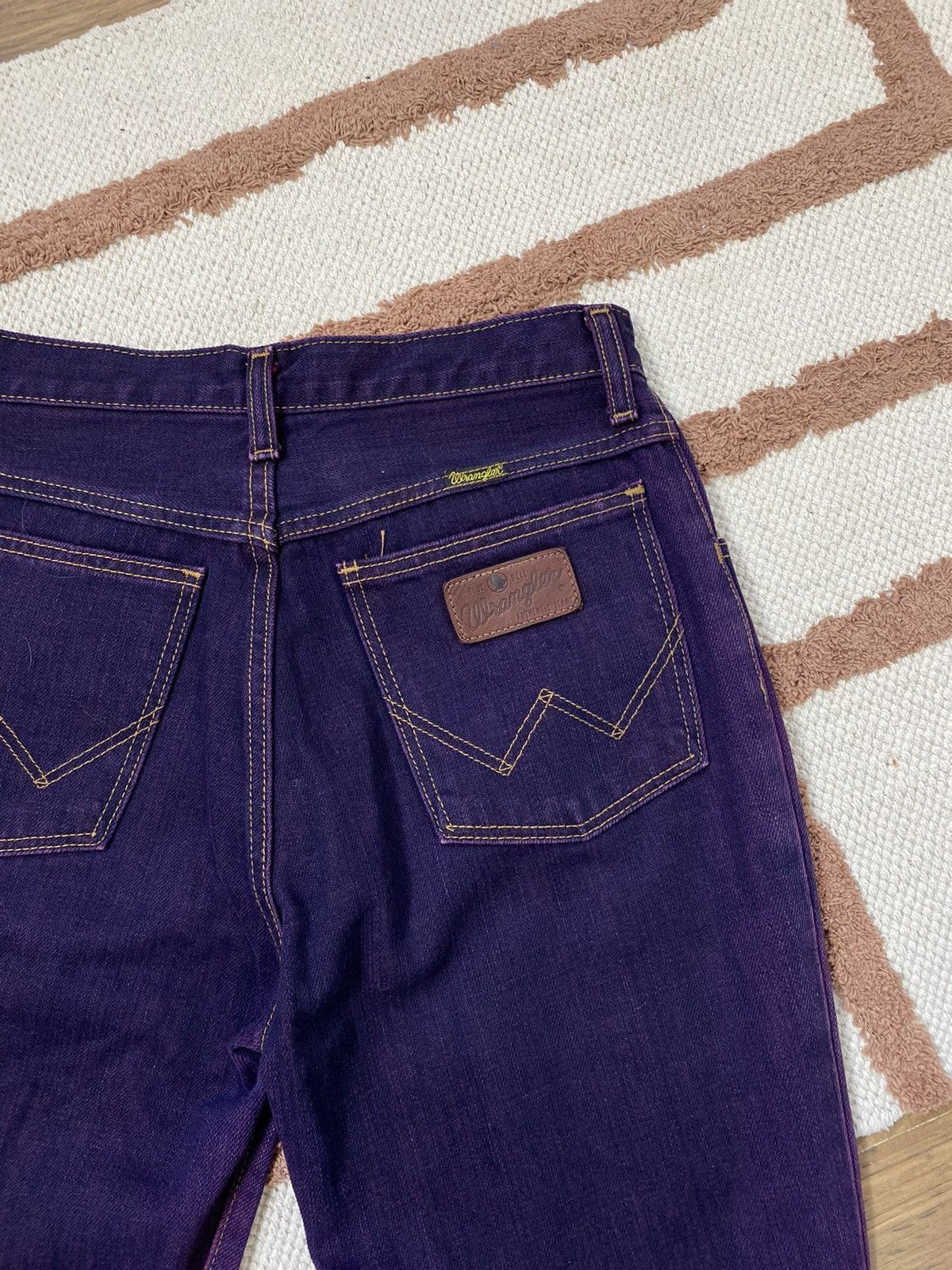 Wrangler 1990’s WASHER GRADIENT PURPLE/VIOLET WRANGLER JEANS Size 28" / US 6 / IT 42 - 8 Thumbnail