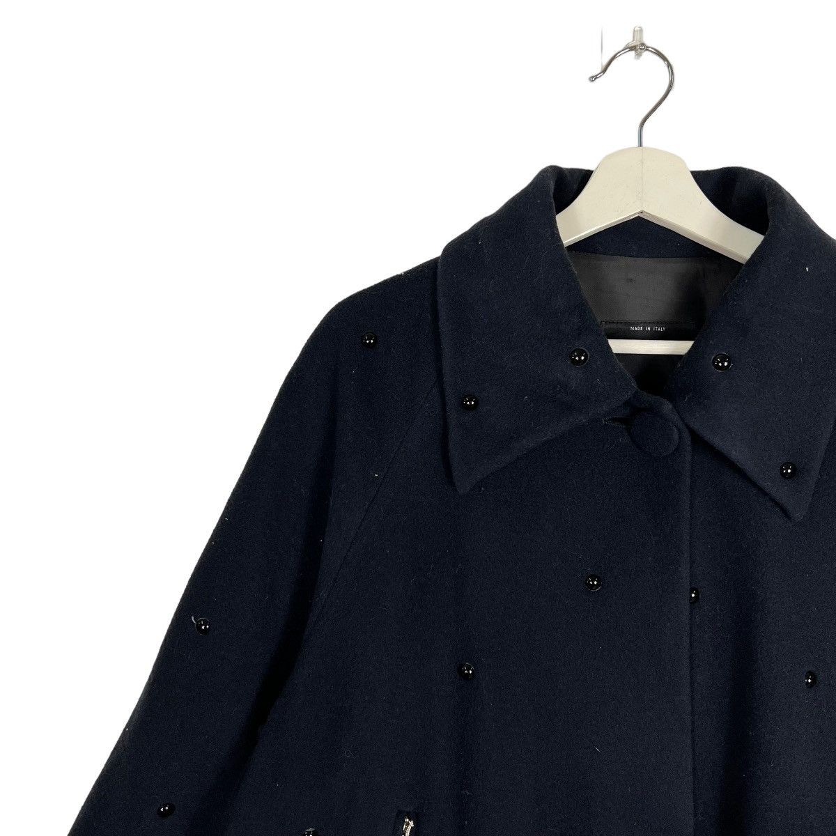 Other 🔥 DIRADA WOOL PONCHOS COAT MADE IN ITALY Size L / US 10 / IT 46 - 7 Thumbnail