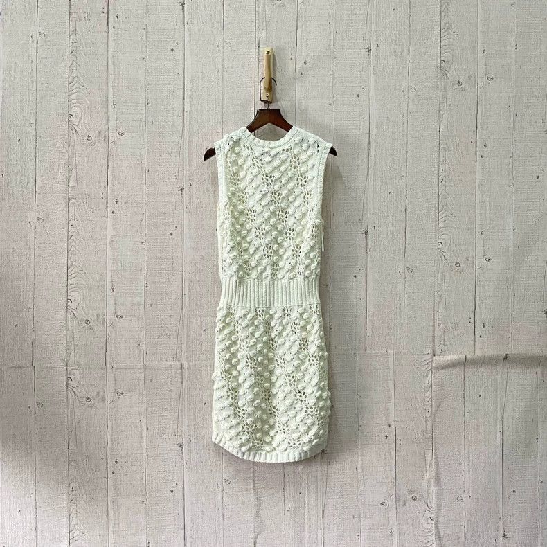 Chanel CHANEL Knitted Dress Size 36 Made in France -2505 Size US 36 / EU 52 - 2 Thumbnail