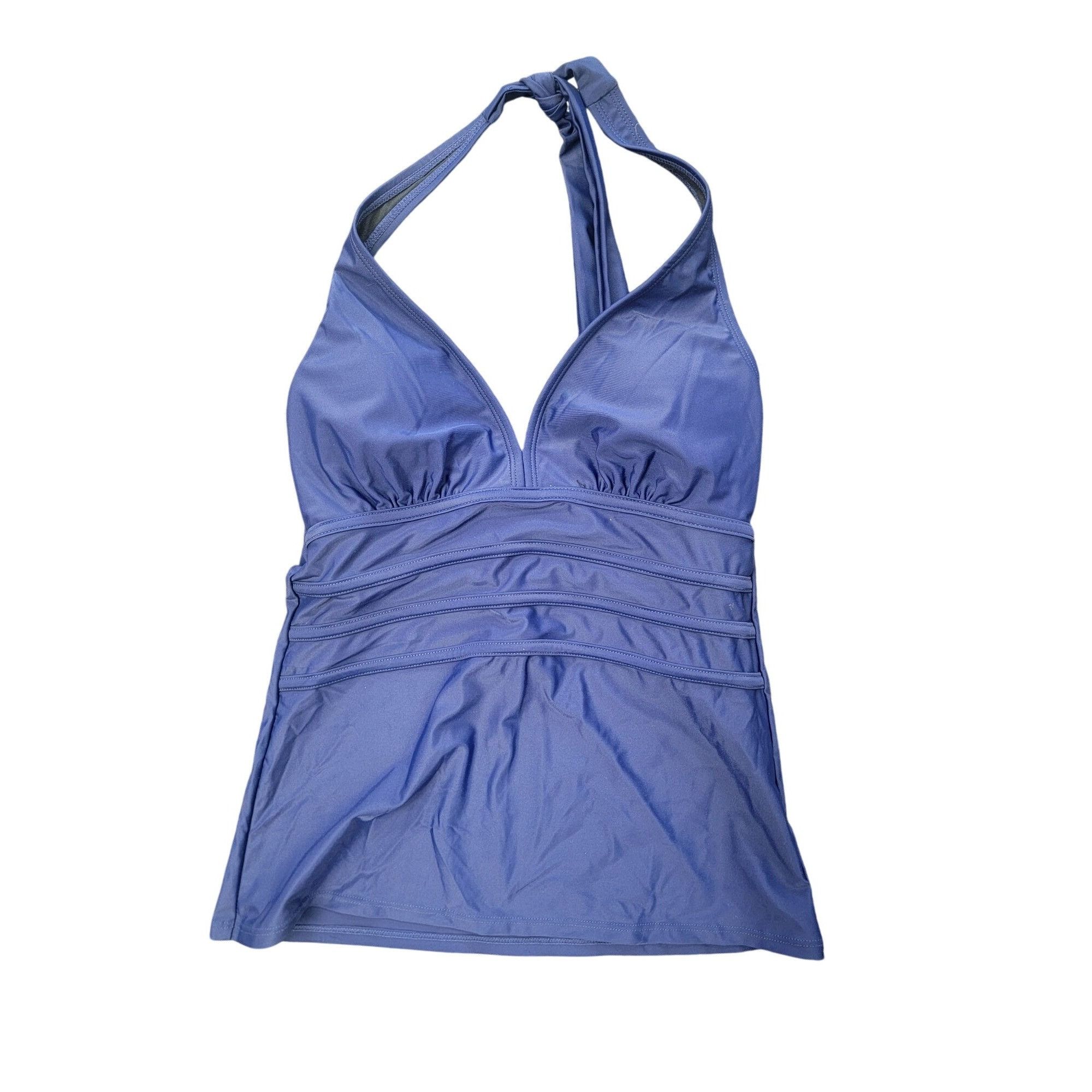 Other Two-Piece Halter Tankini Set In Blue Nylon & Spandex Blend Size S / US 4 / IT 40 - 2 Thumbnail