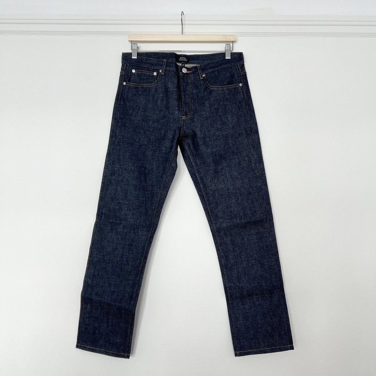 image of A P C Petite Standard Selvedge Jeans Size 30 in Denim, Men's