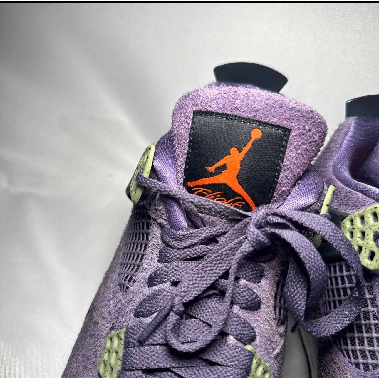 Jordan Brand × Nike Size 8.5 Wmns Air Jordan 4 Retro Canyon Purple Women's Shoes Size US 8.5 / IT 38.5 - 5 Thumbnail