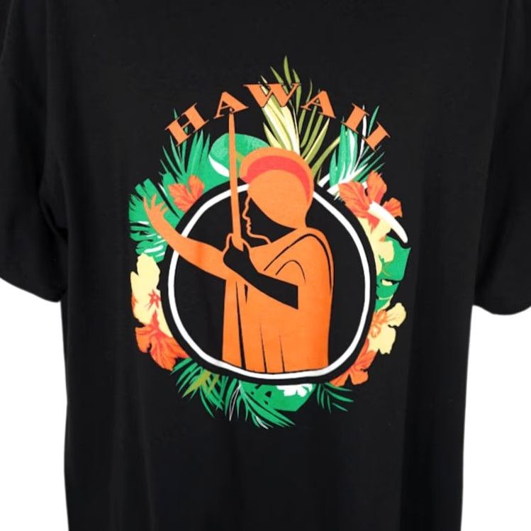 Port & Company VINTAGE Hawaiian Warrior T Shirt Mens XL Black Aloha Ke Akua Hawaii Port & Company Shirt Mens XL Black Hawaii Visitor Souvenir 2010-2019 Size US XL / EU 56 / 4 - 2 Thumbnail