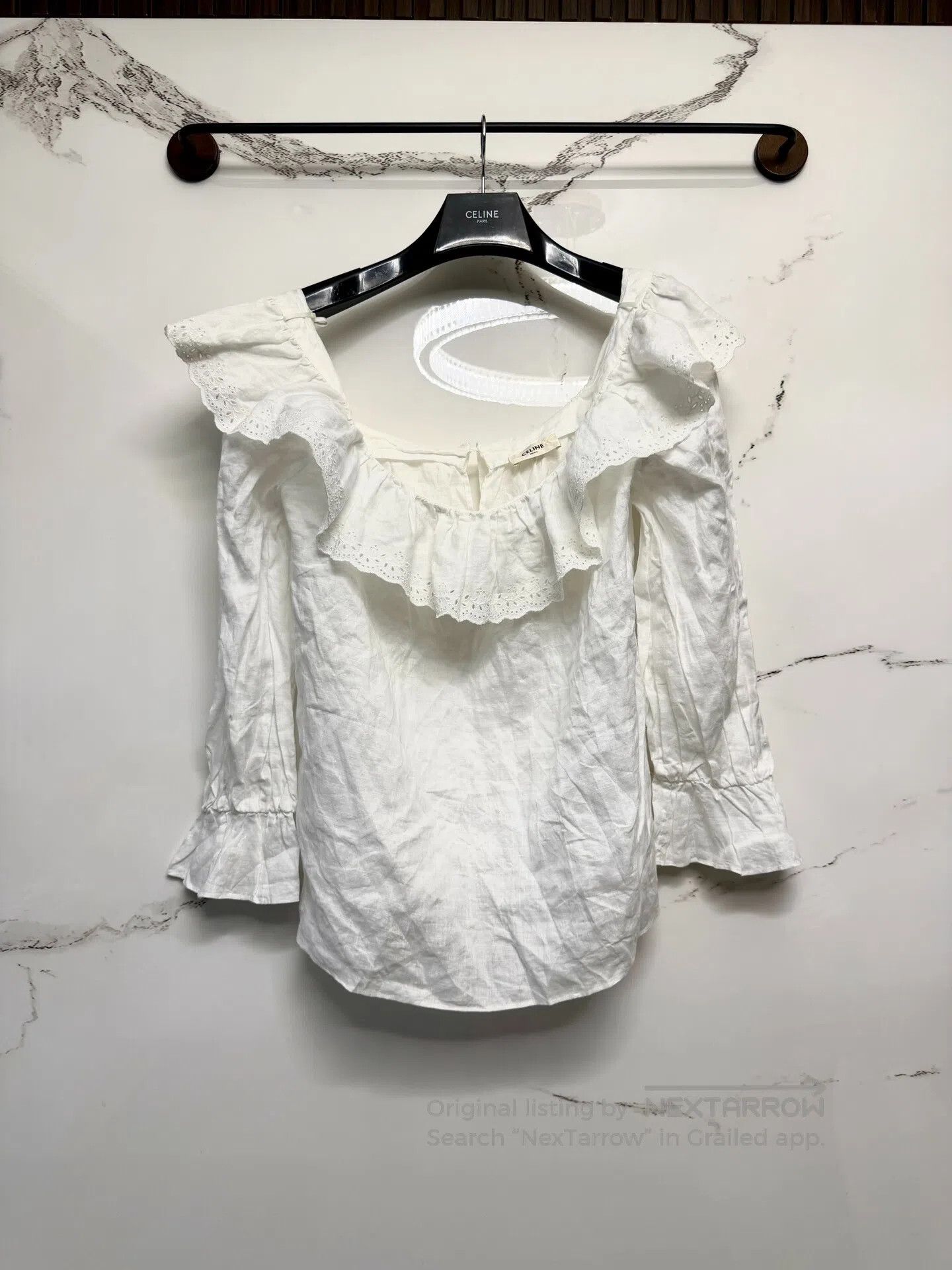 Celine CELINE One-Shoulder Shirt| Size S / US 4 / IT 40 - 1 Thumbnail