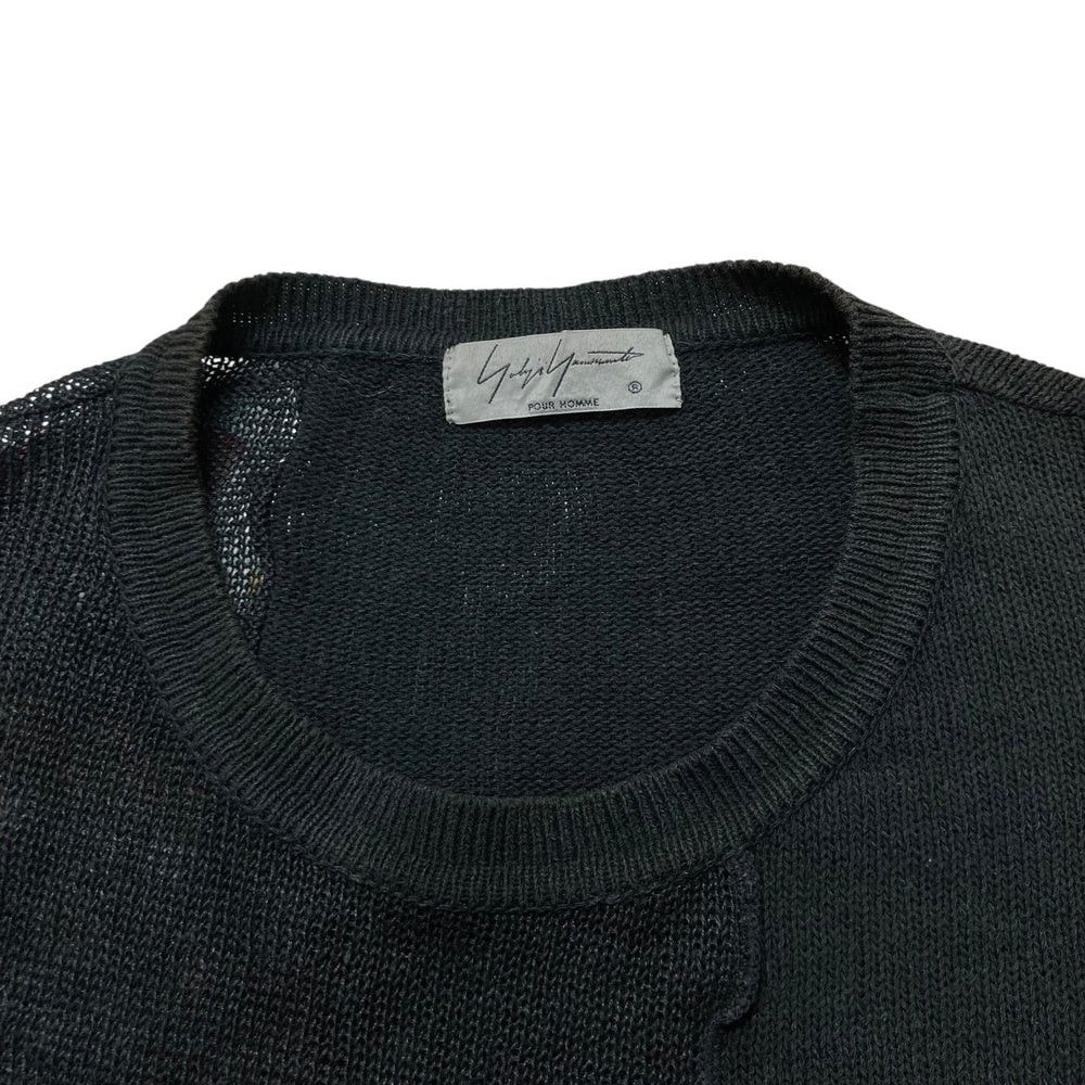 Yohji Yamamoto Yohji Yamamoto pour homme19SS/Cotton silk/Crew neck knit Size US L / EU 52-54 / 3 - 8 Thumbnail