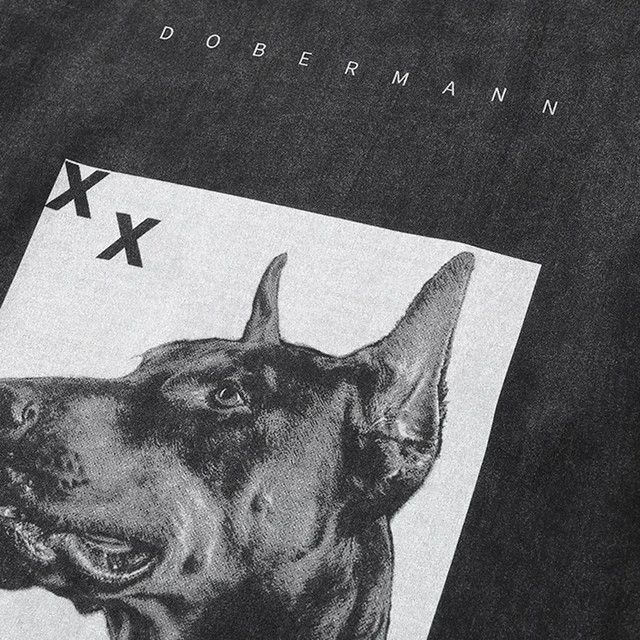 Japanese Brand Doberman Dog T-shirt Washed Size US L / EU 52-54 / 3 - 4 Thumbnail