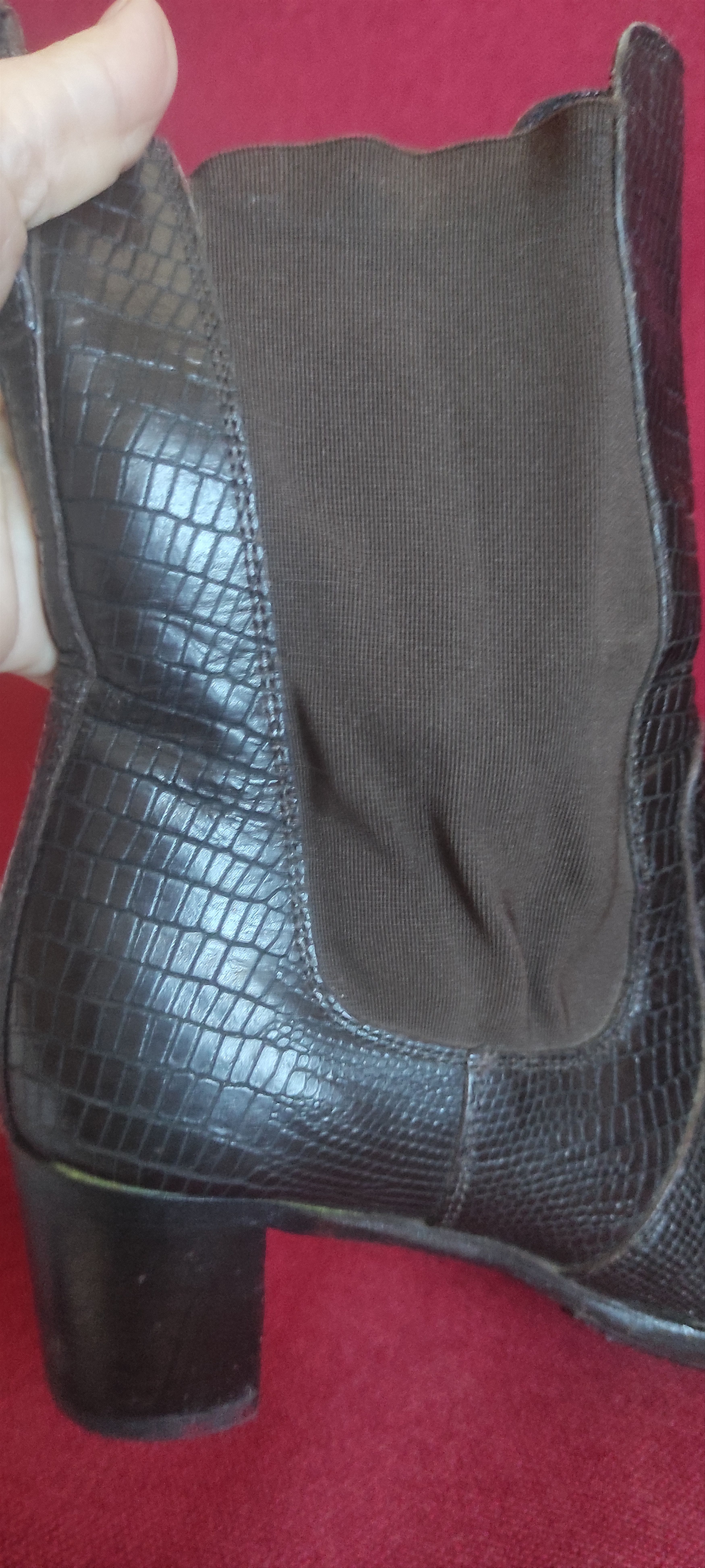 Heschung Heschung Ankle Leather Snake Python Boots Size US 6 / IT 36 - 19 Thumbnail