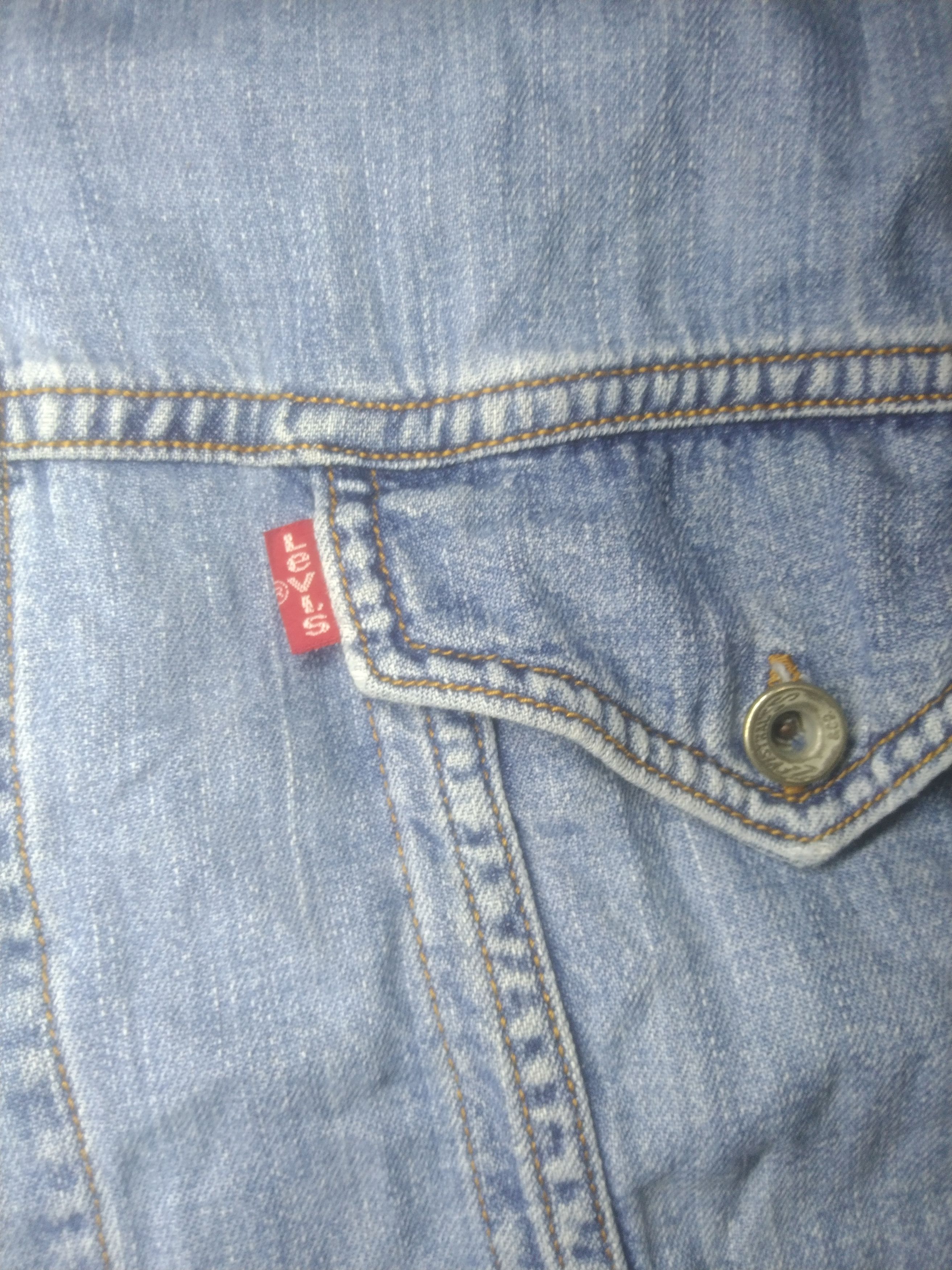 Levi's × Vintage Vintage 90's Levi's long sleeve denim button fly shirt Size US L / EU 52-54 / 3 - 8 Thumbnail
