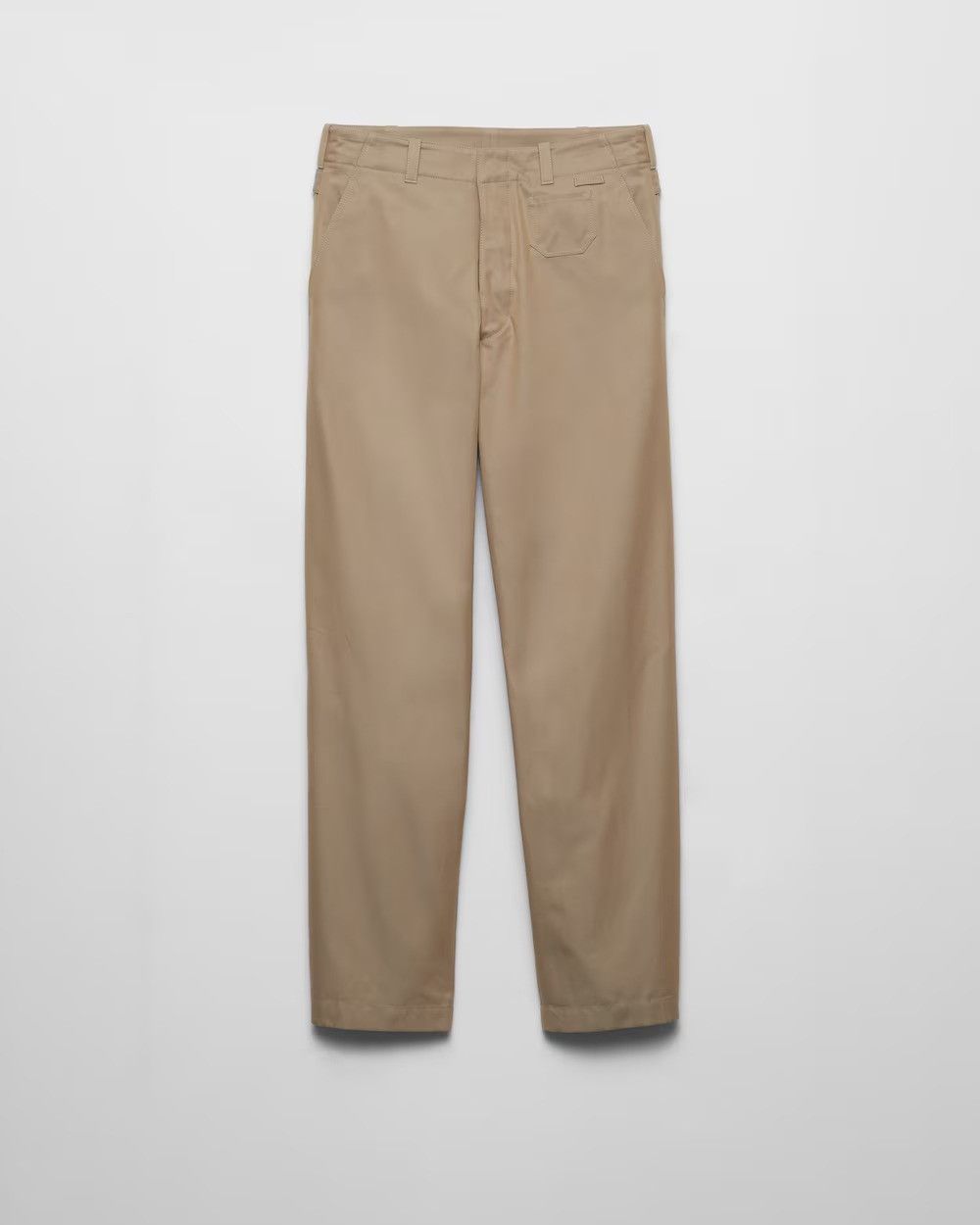 Prada o1bcso1str1025 Twill Pants in Beige Size US 34 / EU 50 - 1 Thumbnail