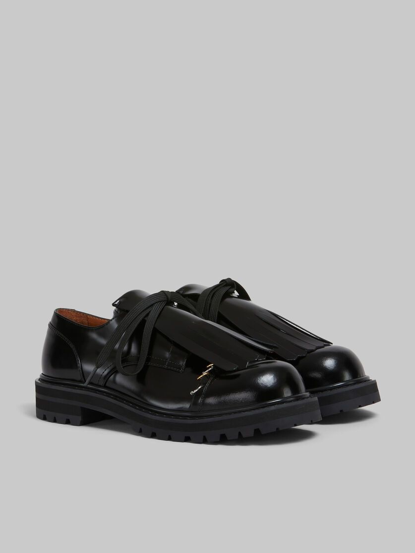 Marni o1w1db10125 Dada Derby Shoes in Black Size US 7 / IT 37 - 2 Thumbnail
