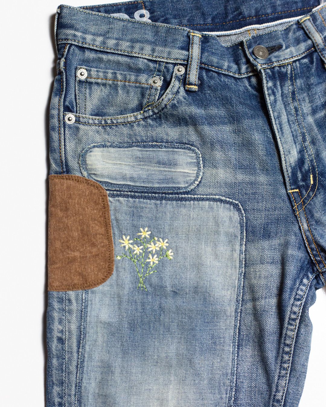 Visvim 03D8 PATCHWORK DENIM Size US 30 / EU 46 - 6 Thumbnail