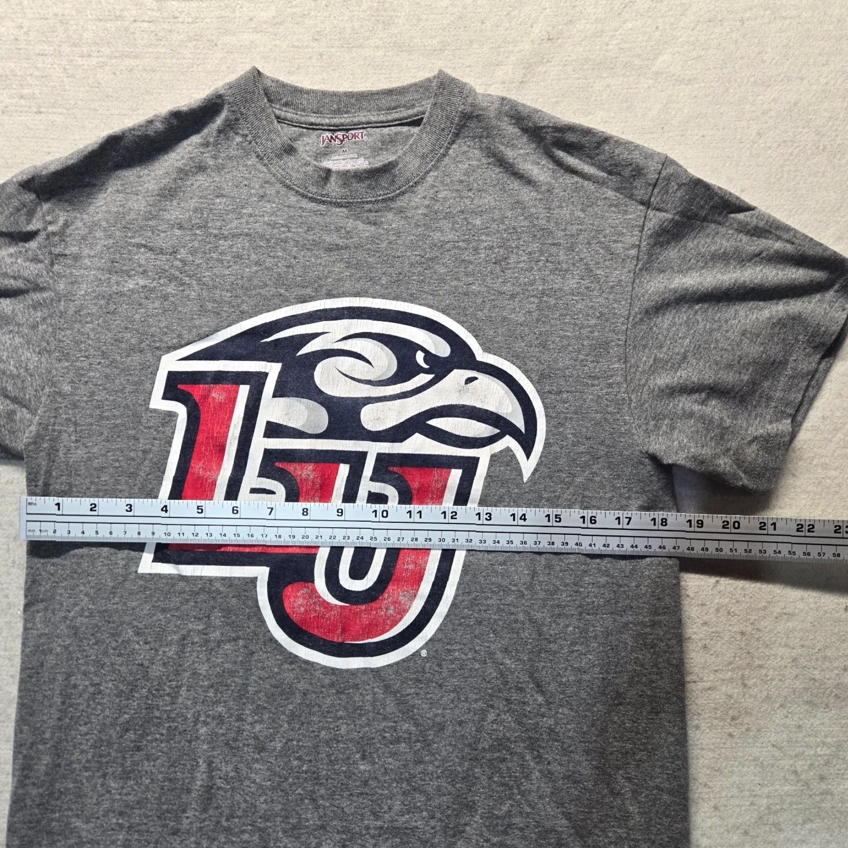 Vintage Liberty University LU Virginia VA Gray Tee T-Shirt Adult Men's Size M Medium Shirt Casual Collegiate Flames Logo Graphic Print 90s Theme Mens Size US M / EU 48-50 / 2 - 4 Thumbnail