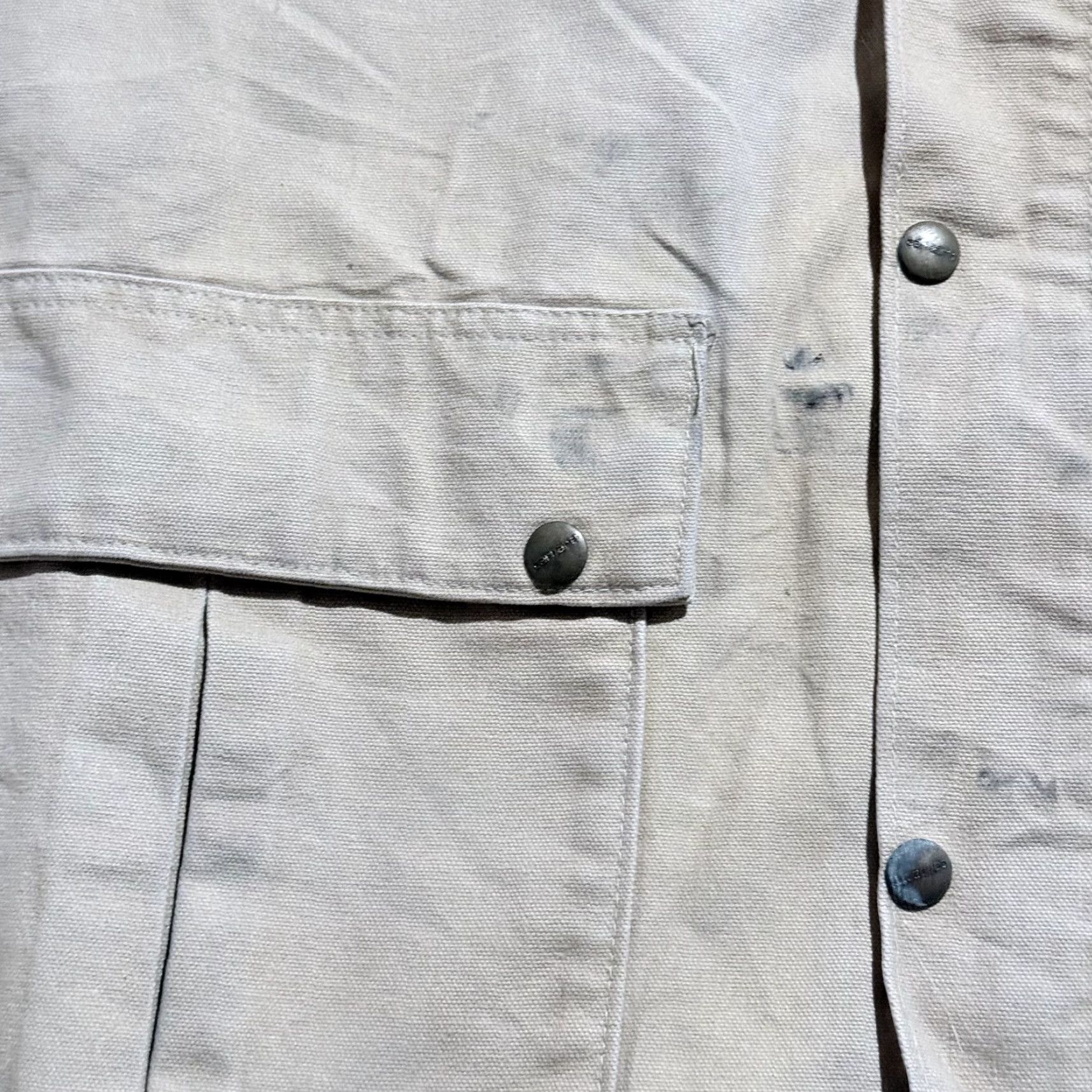 Carhartt VINTAGE Carhartt Western Chore Coat Men's Wheat Canvas Blanket Lined Work Jacket 2XL Size US XXL / EU 58 / 5 - 7 Thumbnail