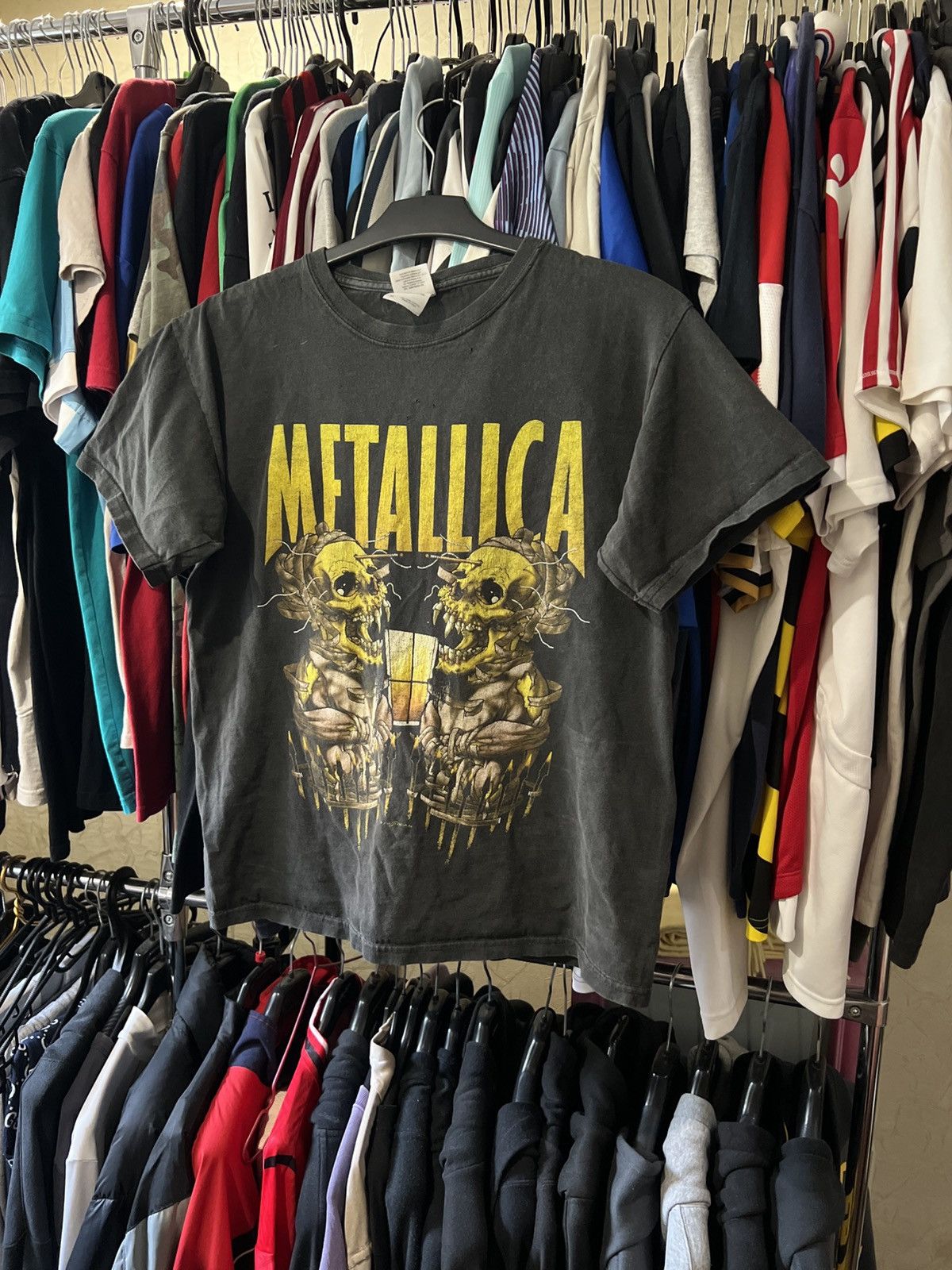 Band Tees 2005/2006 VINTAGE METALLICA PUSHEAD SUNMER TOUR BAND T SHIRT Size US M / EU 48-50 / 2 - 12 Thumbnail