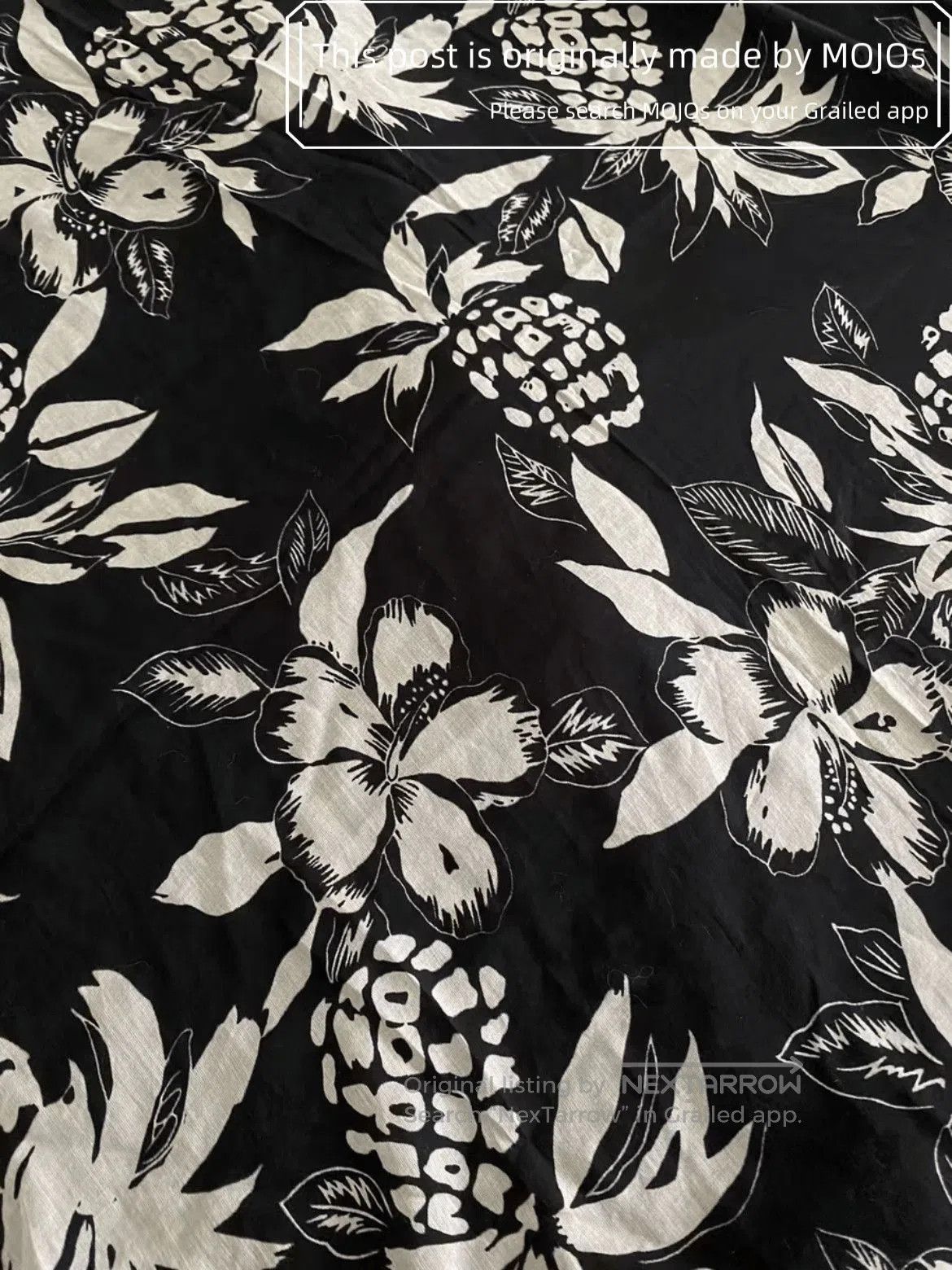 Saint Laurent Paris Saint Laurent Paris 16AW Pineapple Pattern Silk Scarf mojos Size ONE SIZE - 5 Thumbnail