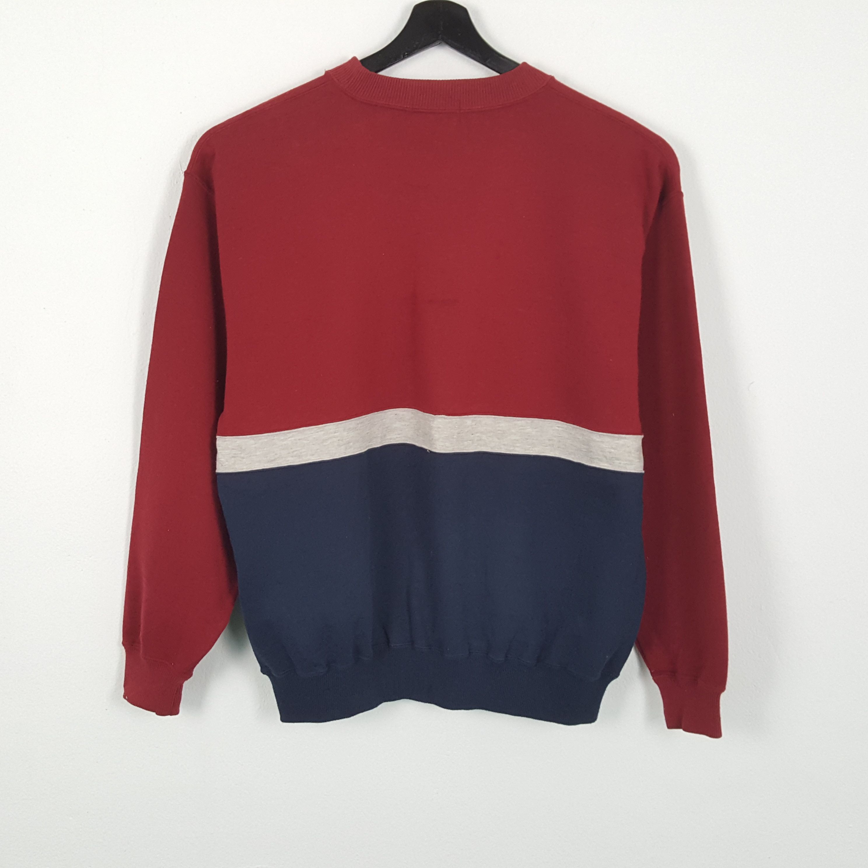 Vintage GIANNI VALENTINO ITALY Center Design Sweatshirt Size US L / EU 52-54 / 3 - 3 Thumbnail