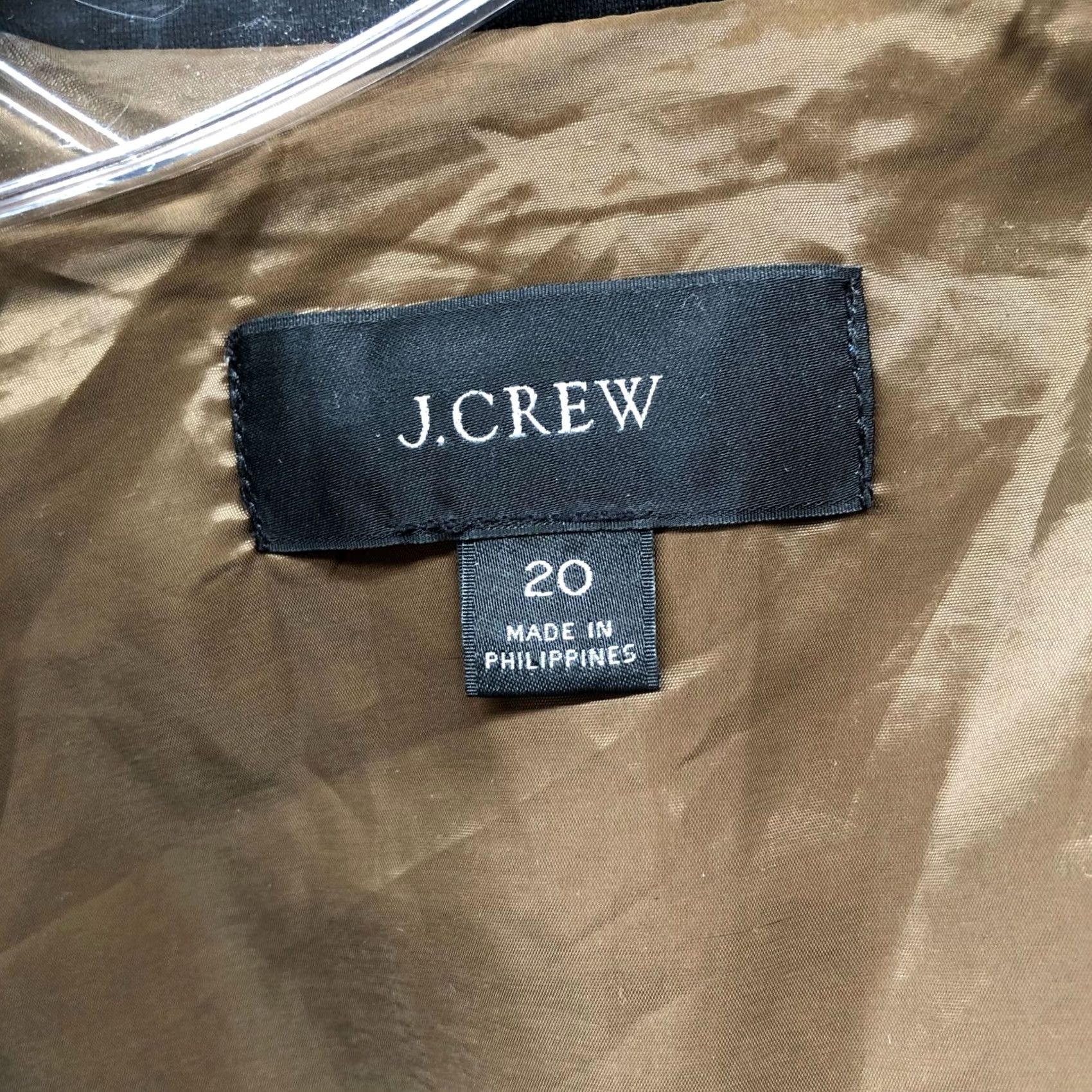 J.Crew VINTAGE? No. J.CREW Devon Blazer In Ponte Womens 20 Black Double Breasted Career Blazer Shirt? Size 3XL / US 20-22 - 4 Thumbnail