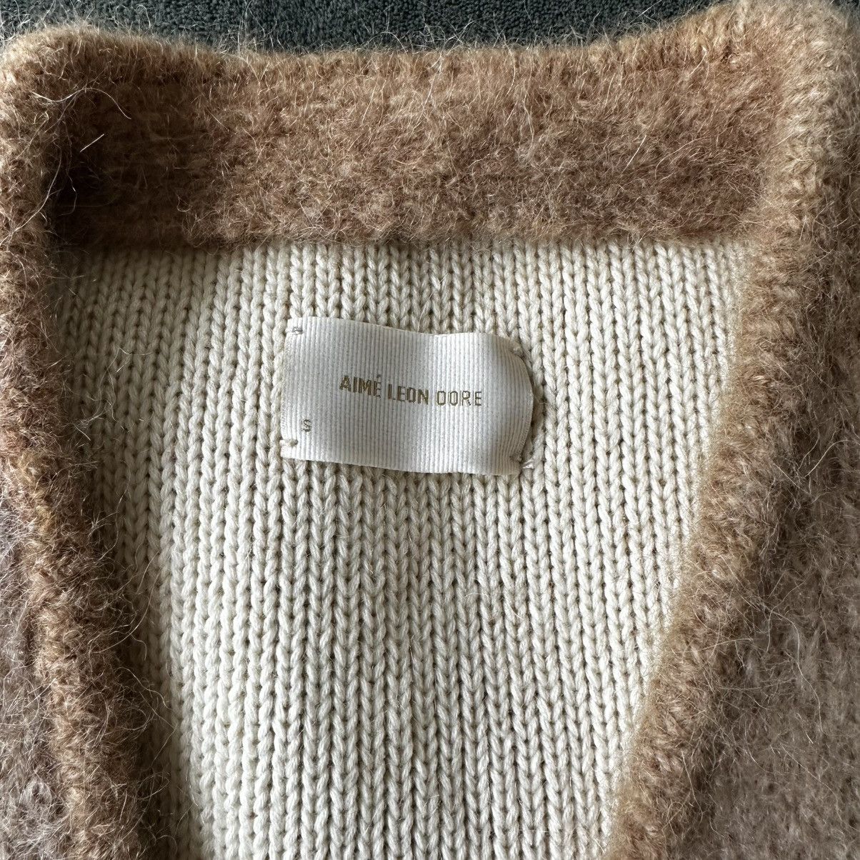 Aime Leon Dore Aimé Leon Dore Ombré Mohair Cardigan in Prairie Sand Sz. S Size US S / EU 44-46 / 1 - 2 Thumbnail