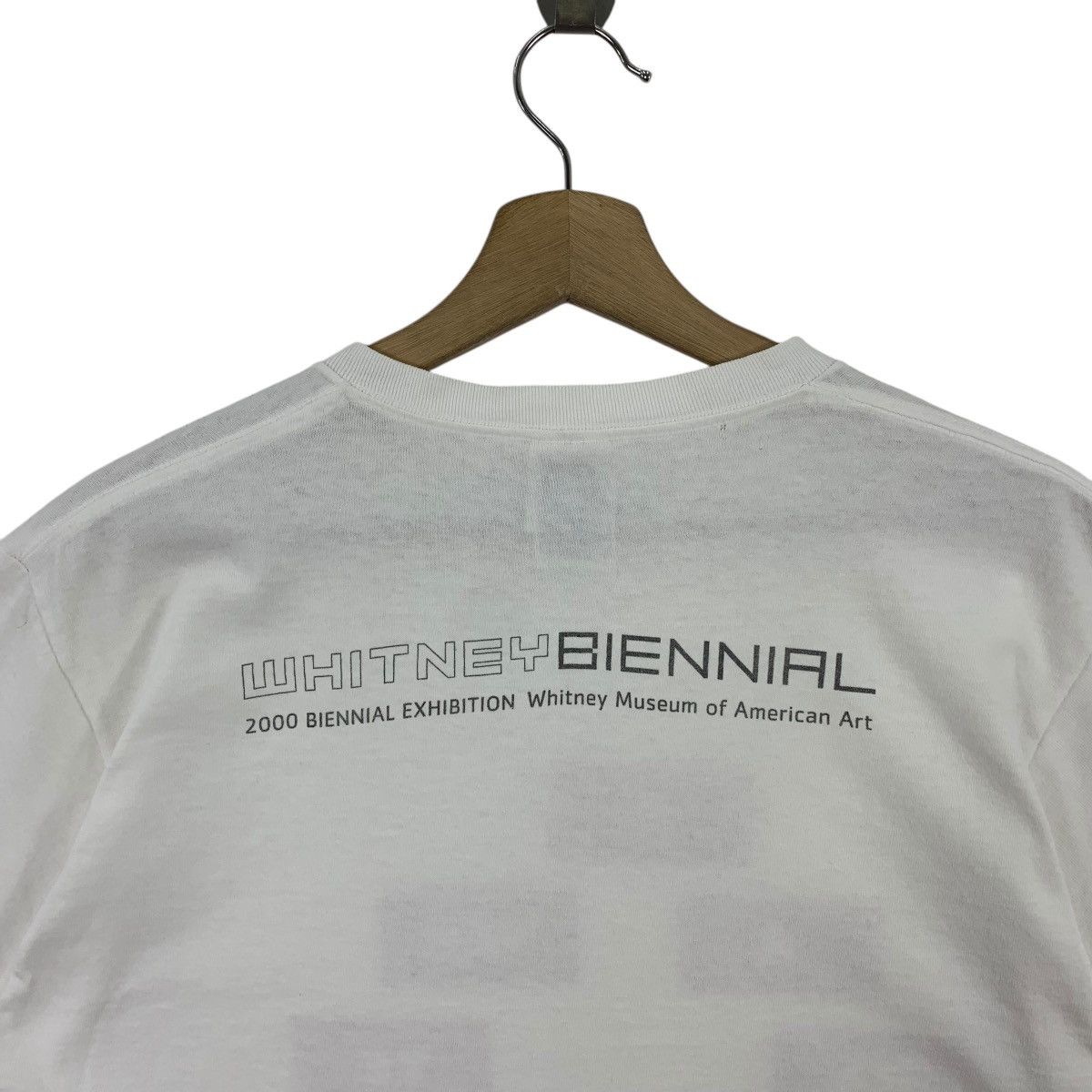 Vintage Vintage WHITNEY BIENNIAL museum of american art tee Size US M / EU 48-50 / 2 - 11 Thumbnail