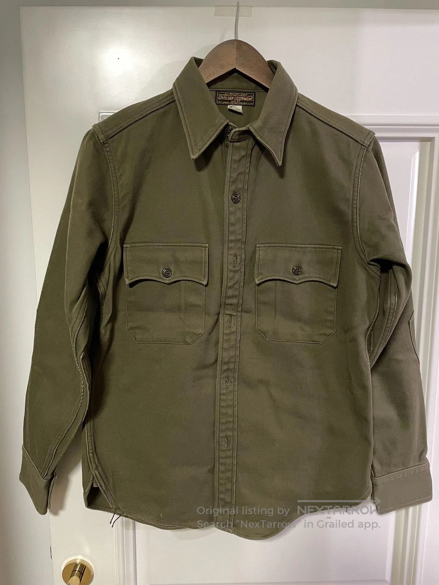 Freewheelers Freewheelers Heavyweight Cotton Officer Shirt. Size US S / EU 44-46 / 1 - 1 Thumbnail