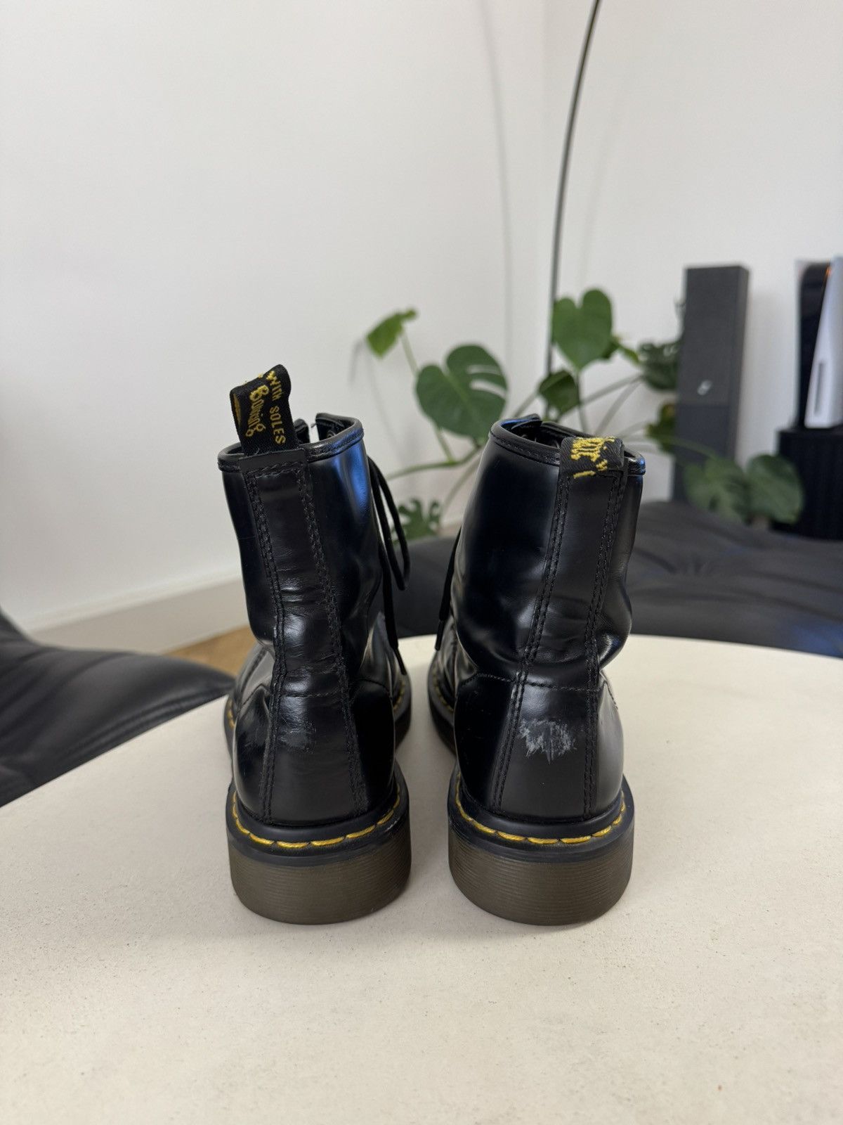 Dr. Martens Dr Martens 1460 Derby Leather Boots Black Rare Hype PunkRock Size US 6 / EU 39 - 4 Thumbnail