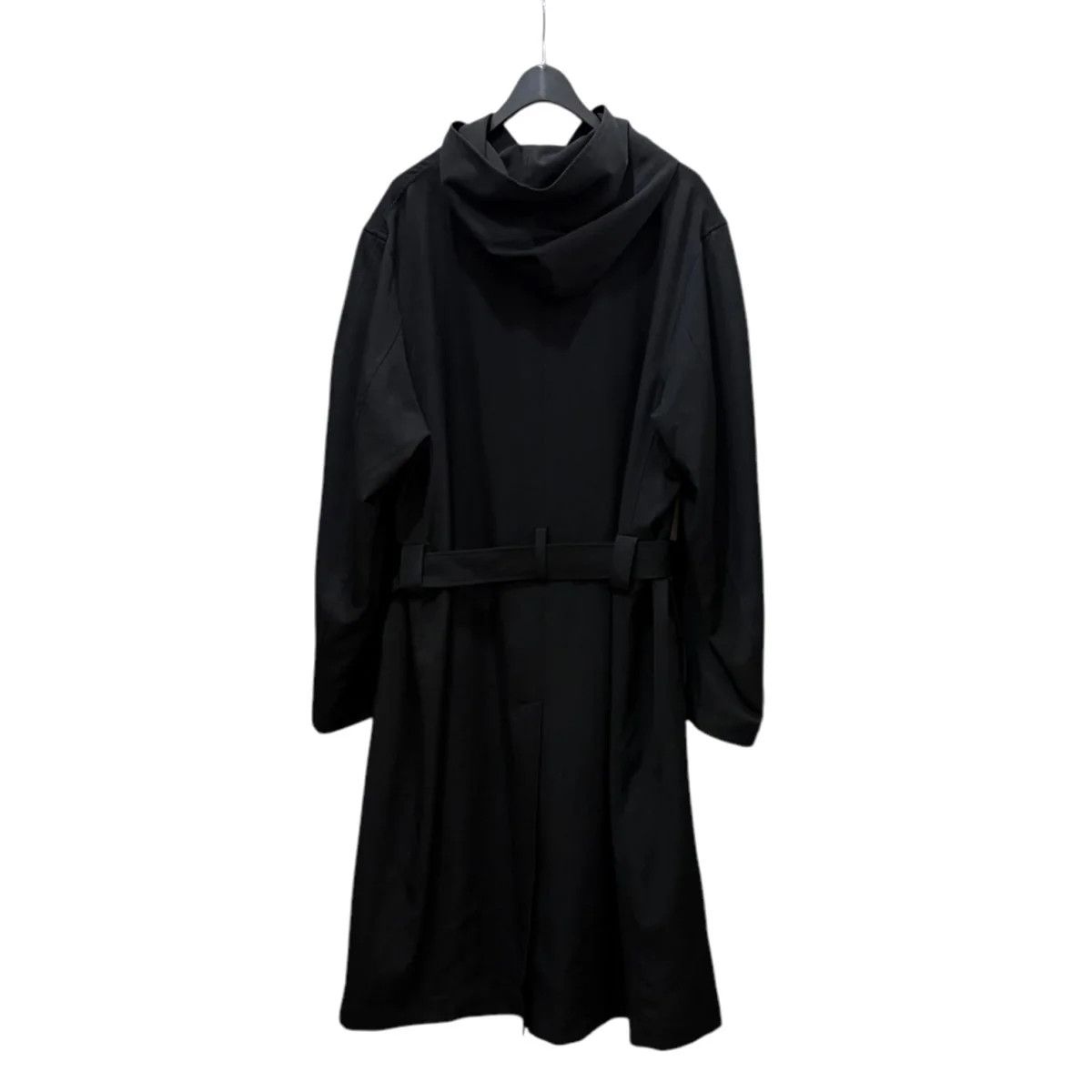 Yves Saint Laurent REGULATION Yohji Yamamoto wool gabber hooded coat Size US L / EU 52-54 / 3 - 2 Thumbnail