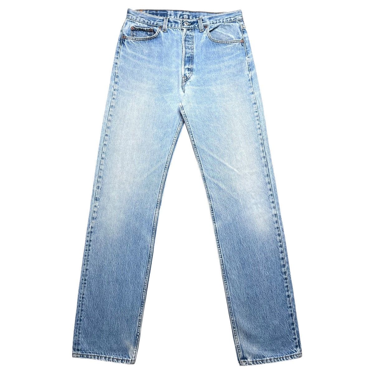 Levi's Vintage 1990s Levi’s 501 Button Fly Made In USA Denim Jeans Size US 32 / EU 48 - 1 Thumbnail