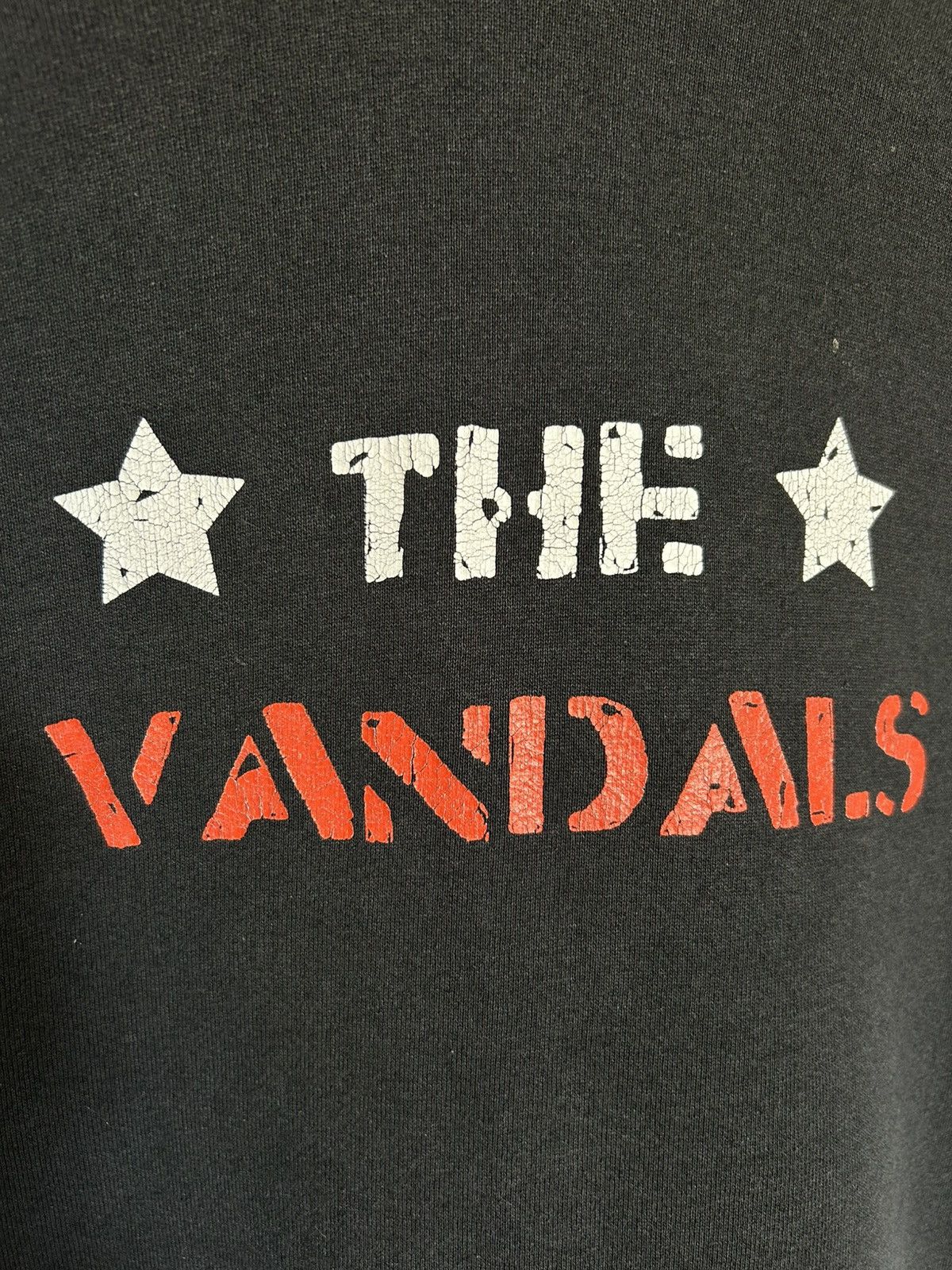 Band Tees VINTAGE THE VANDALS PUNK BAND HOODIE FADE RARE THRASHED Size US XL / EU 56 / 4 - 8 Thumbnail