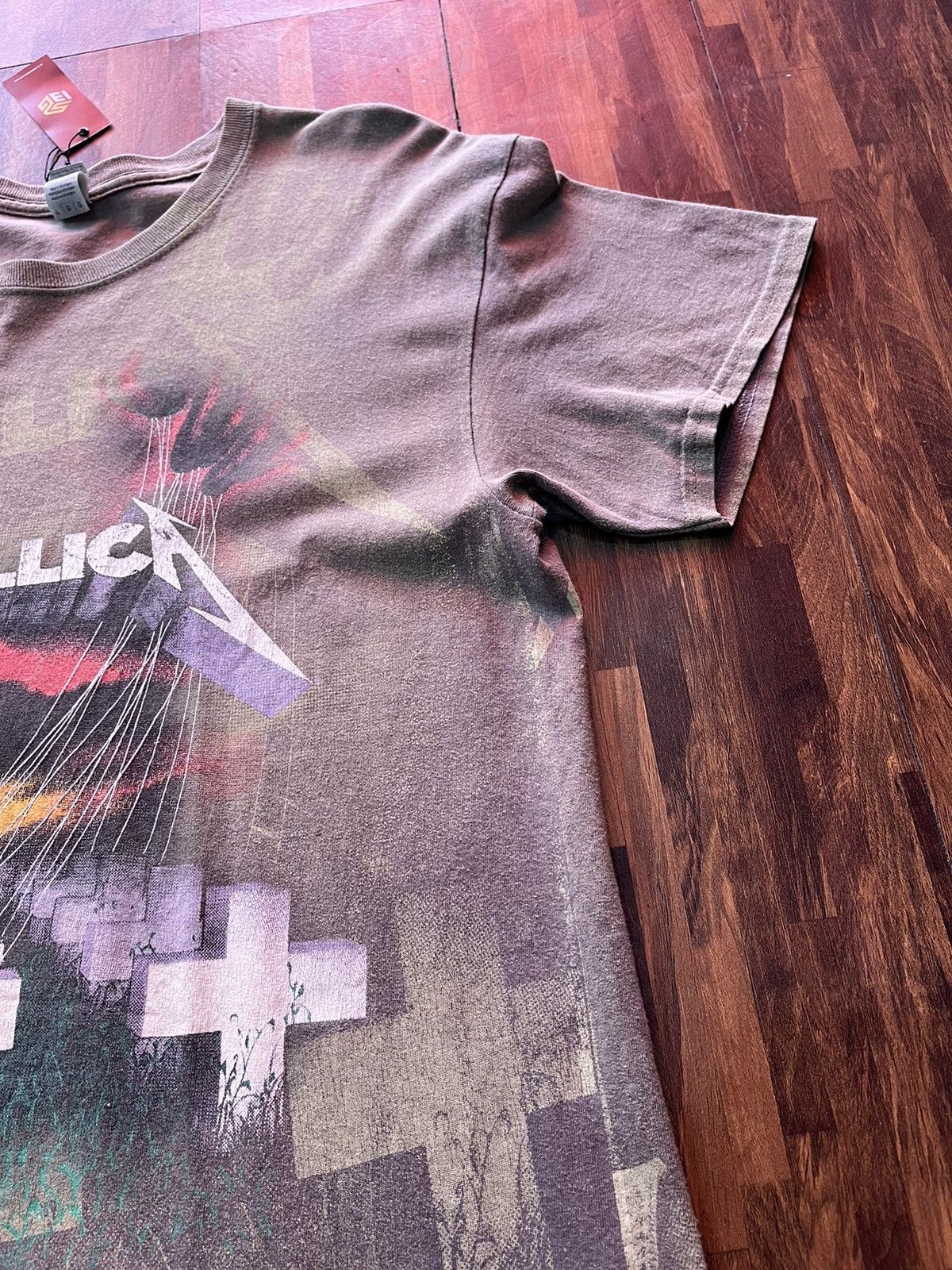 Band Tees × Metallica × Vintage RARE Vintage Metallica Master Of Puppets Size US L / EU 52-54 / 3 - 3 Thumbnail