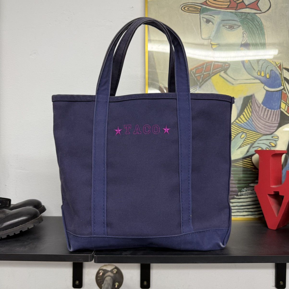 Vintage LL Bean Boat Tote Bag Taco