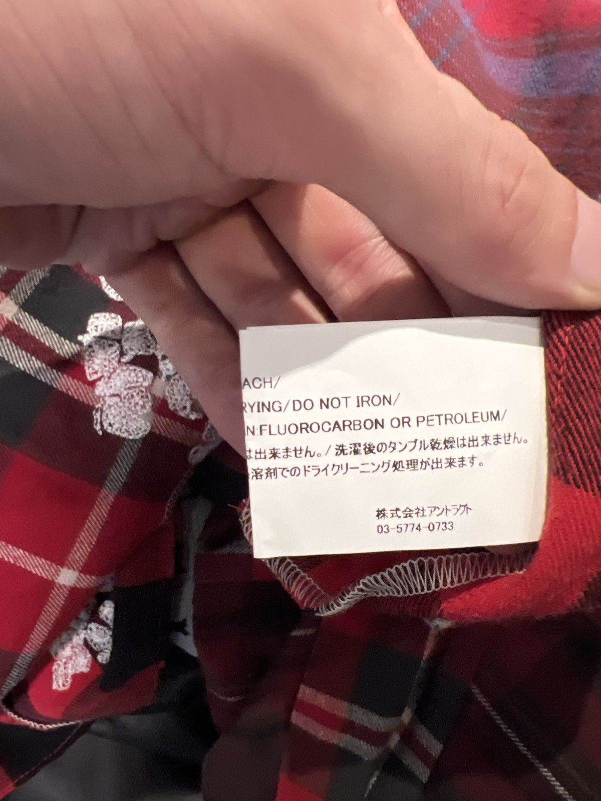 DENIM TEARS × READYMADE Readymade Denim Tears Flannel Size 1