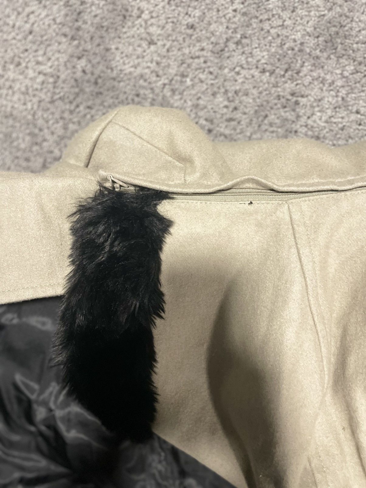 Andrew Marc Andrew Marc Women’s Long Wool Coat Parka Beige Size 2 (XS-S) Size XS / US 0-2 / IT 36-38 - 9 Thumbnail