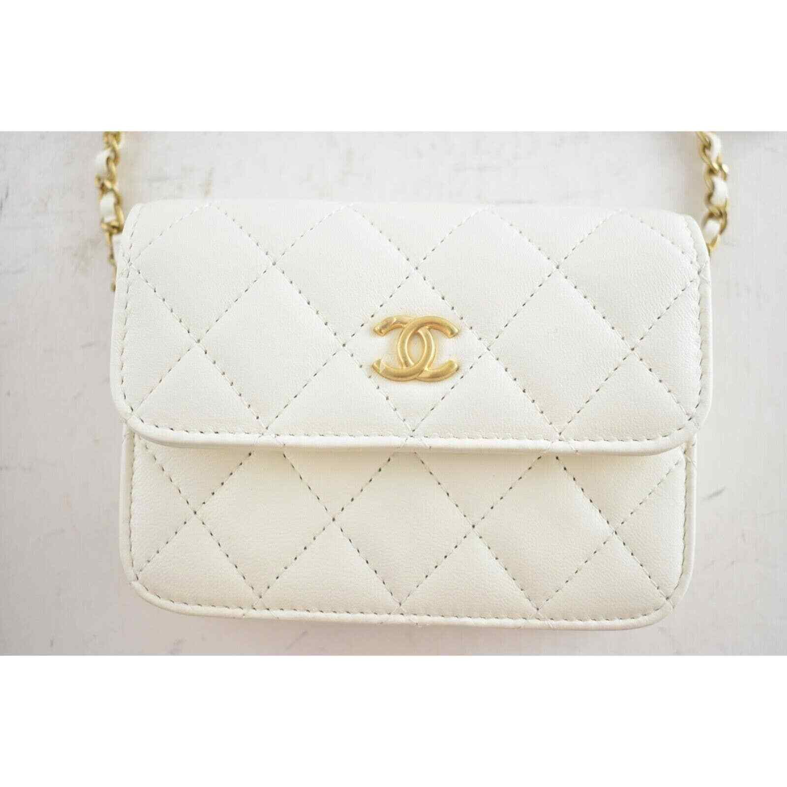 Chanel Chanel Clutch Mini Chain Classic Gold Card Belt Waist Bag Size ONE SIZE - 3 Thumbnail