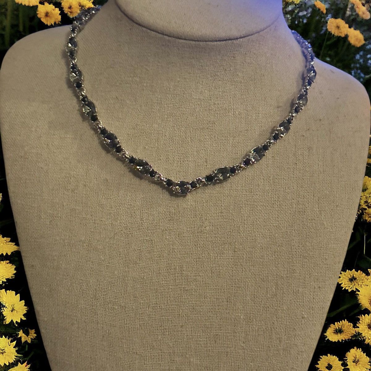 Other Smokey quartz and black rhinestone necklace Size ONE SIZE - 1 Thumbnail