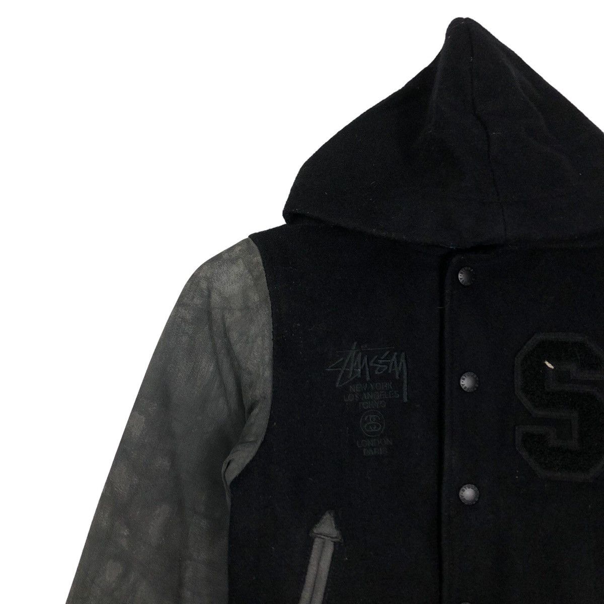 Stussy 🔥Vtg Varsity Jacket Stussy Big Logo For CHILDREN!! Size US M / EU 48-50 / 2 - 7 Thumbnail