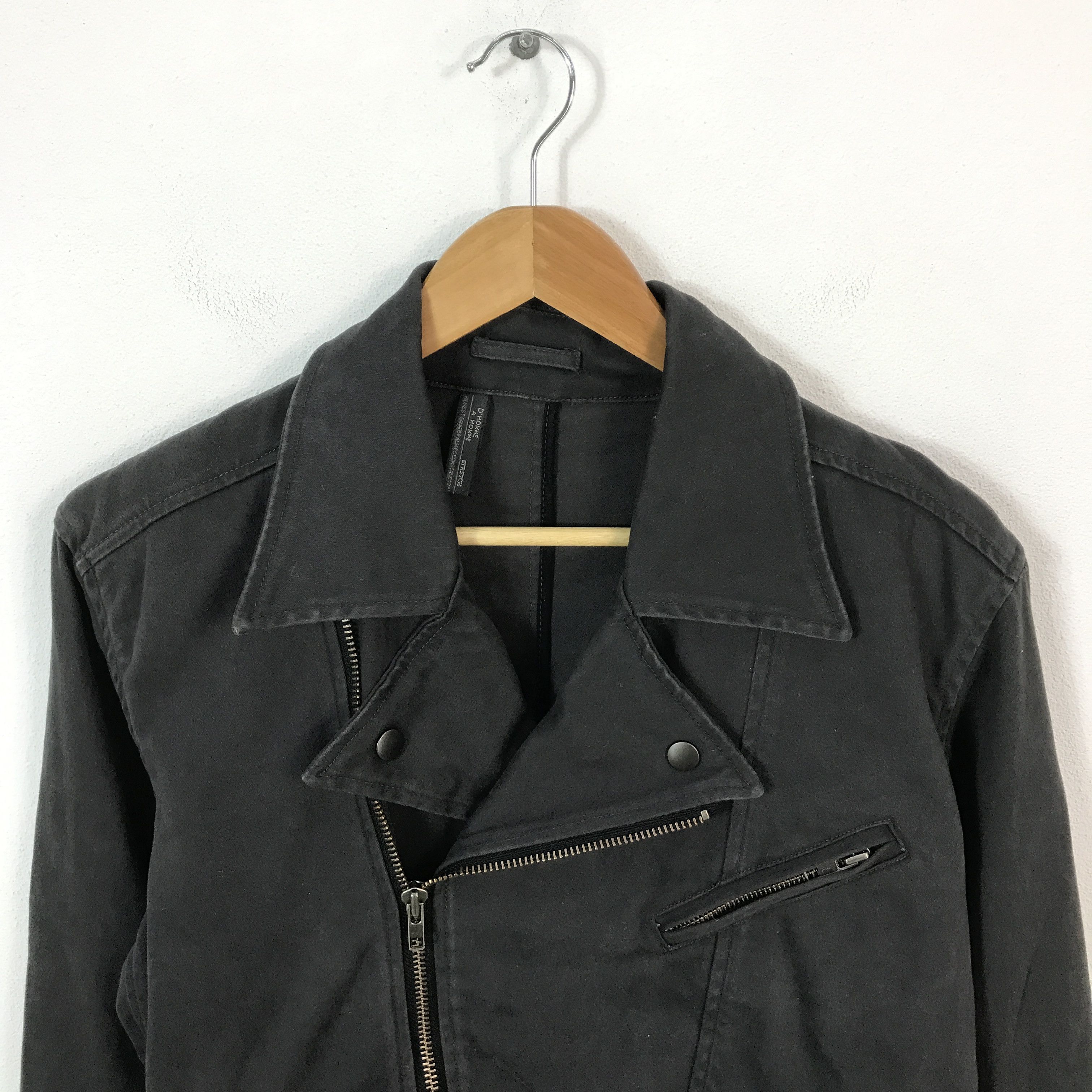 Armoire D'Homme D'homme Japanese Double Collar Black faded design jacket Size US L / EU 52-54 / 3 - 2 Thumbnail