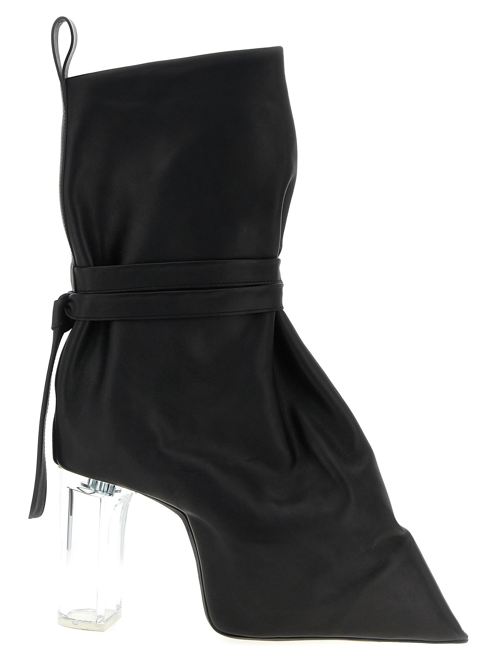 Rick Owens 'Tied Taco Kiss' Ankle Boots Size US 8 / IT 38 - 1 Thumbnail