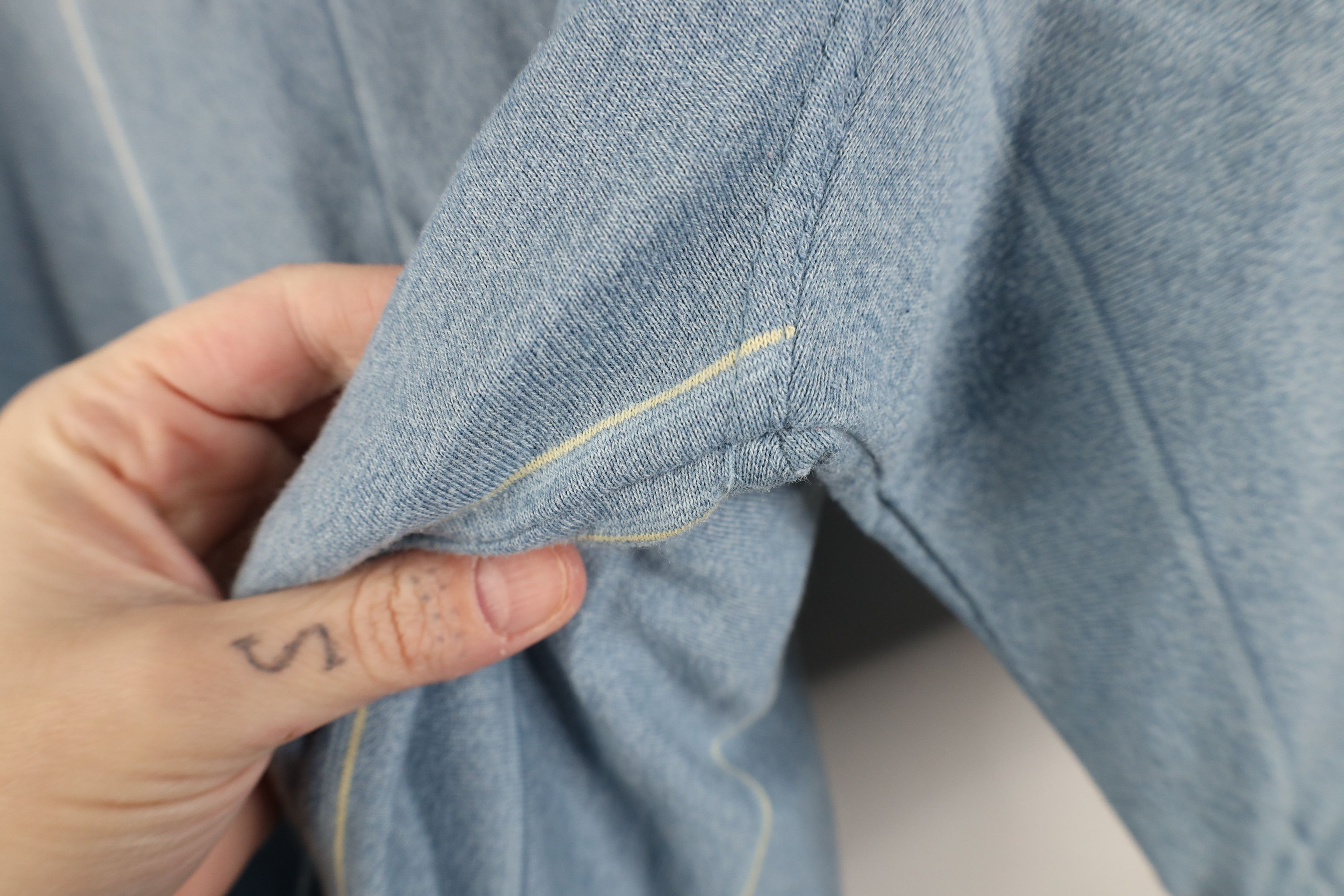 Vintage Vintage 90s Streetwear Knit Collared Golf Polo Shirt Blue Size US XL / EU 56 / 4 - 9 Thumbnail