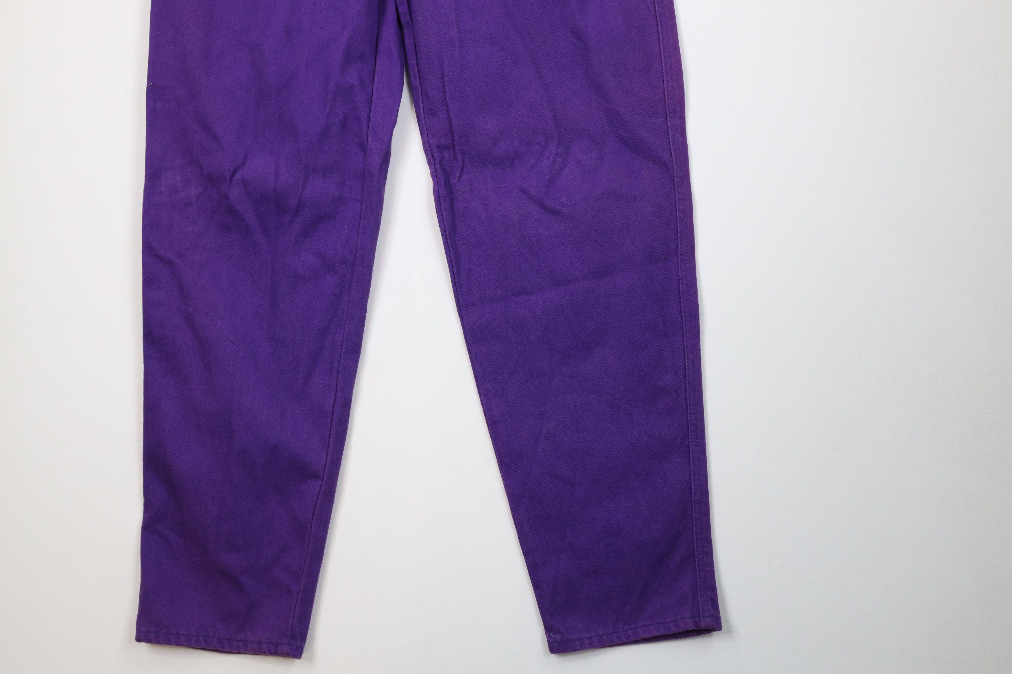 Vintage Deadstock Vintage 90s Streetwear Fit Skateboard Jeans Purple Size US 32 / EU 48 - 4 Thumbnail