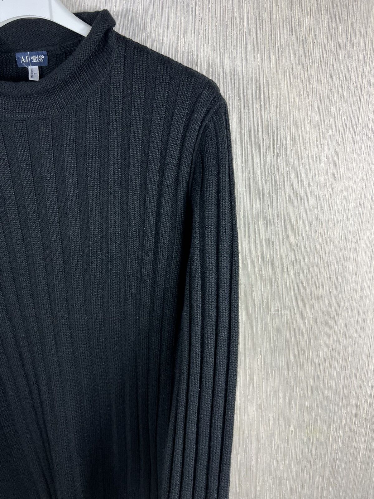 Giorgio Armani Vintage 90s Giorgio Armani jeans striped ribbed sweater Size US L / EU 52-54 / 3 - 13 Thumbnail