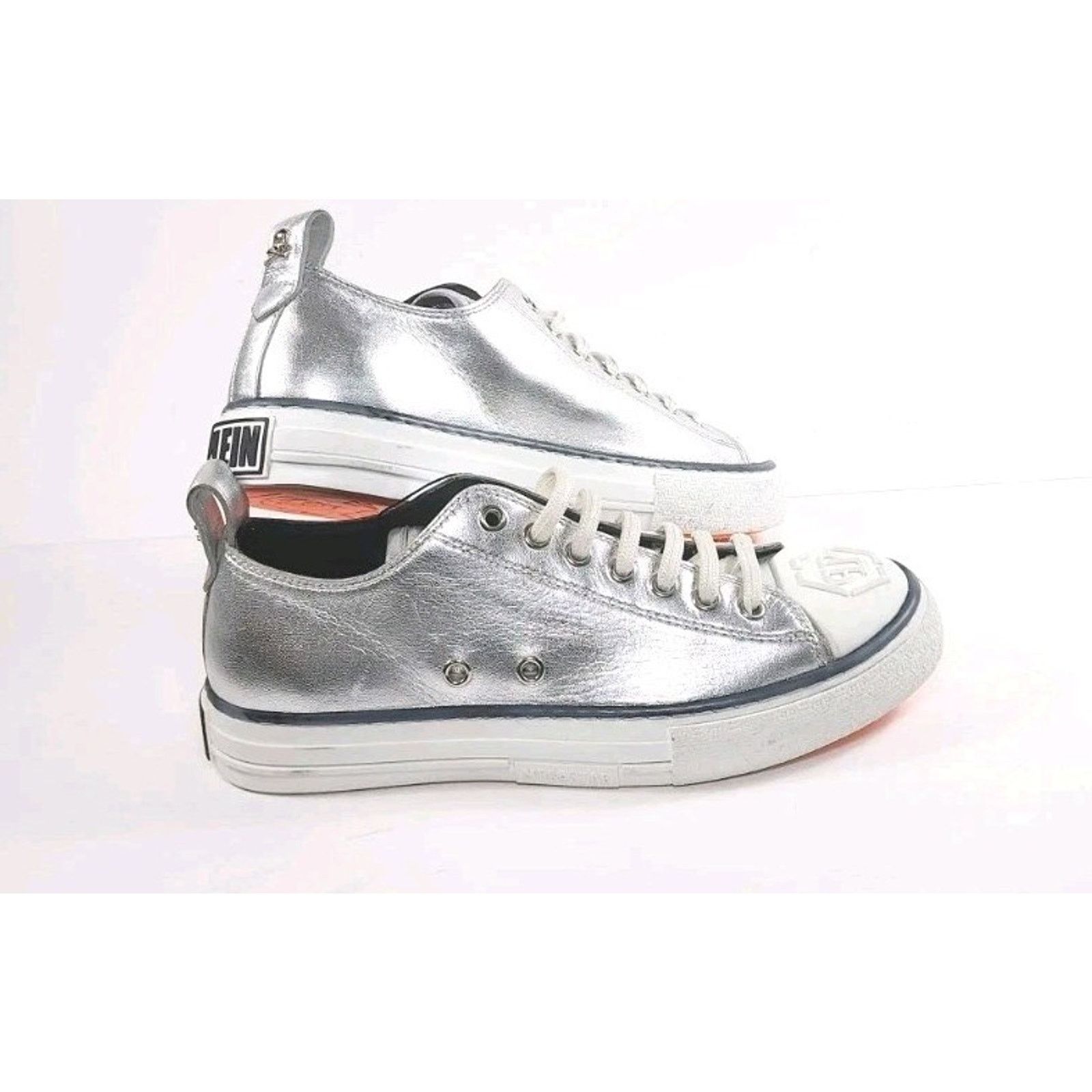 Philipp Plein PHILIPP PLEIN Leather US5.5 EU36 LIMITED EDITION Metallic Size US 5.5 / IT 35.5 - 2 Thumbnail
