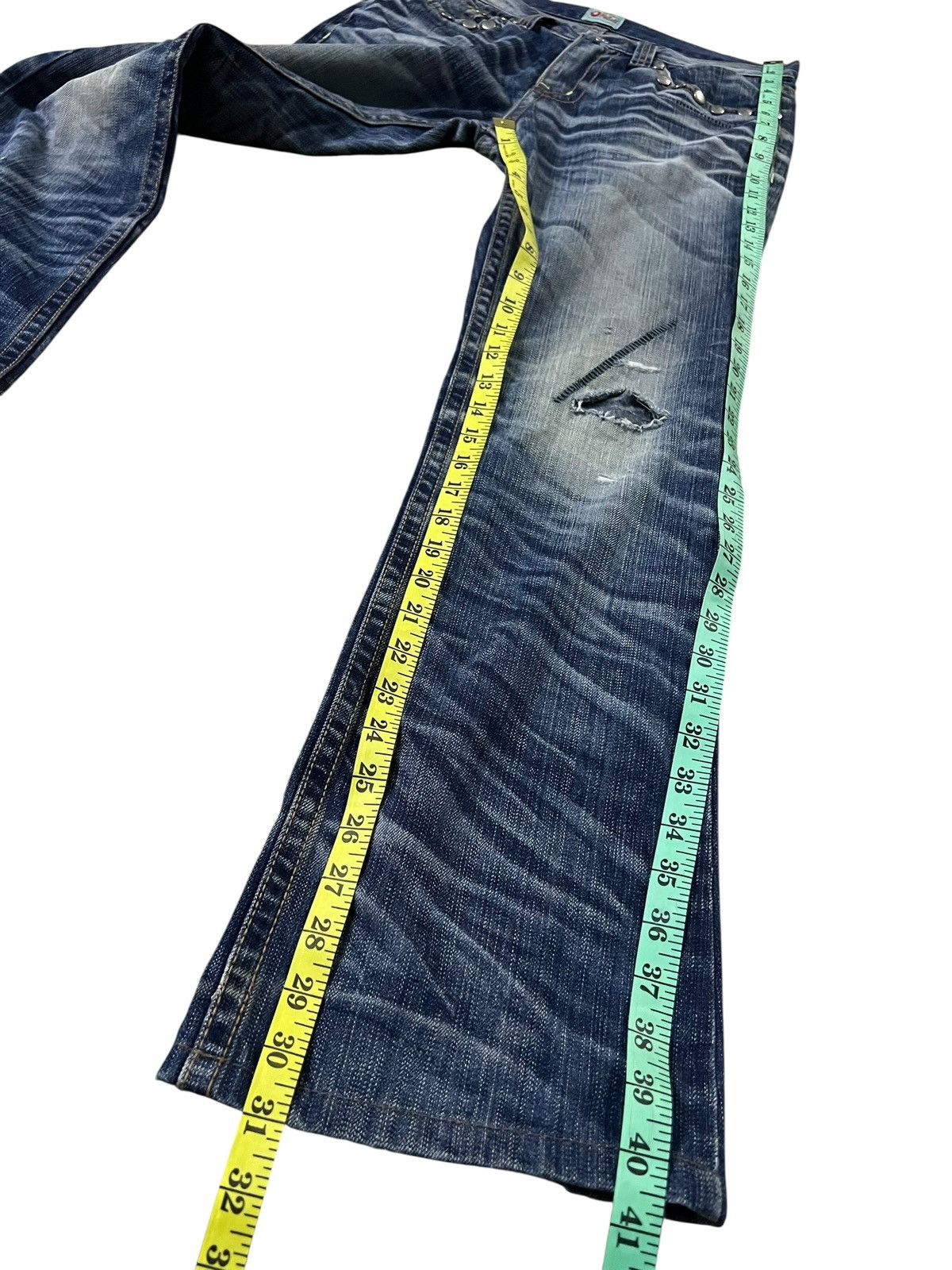 If Six Was Nine Vintage Flare Zz-First O Pinball Active Market Claw Jean Size US 30 / EU 46 - 15 Thumbnail