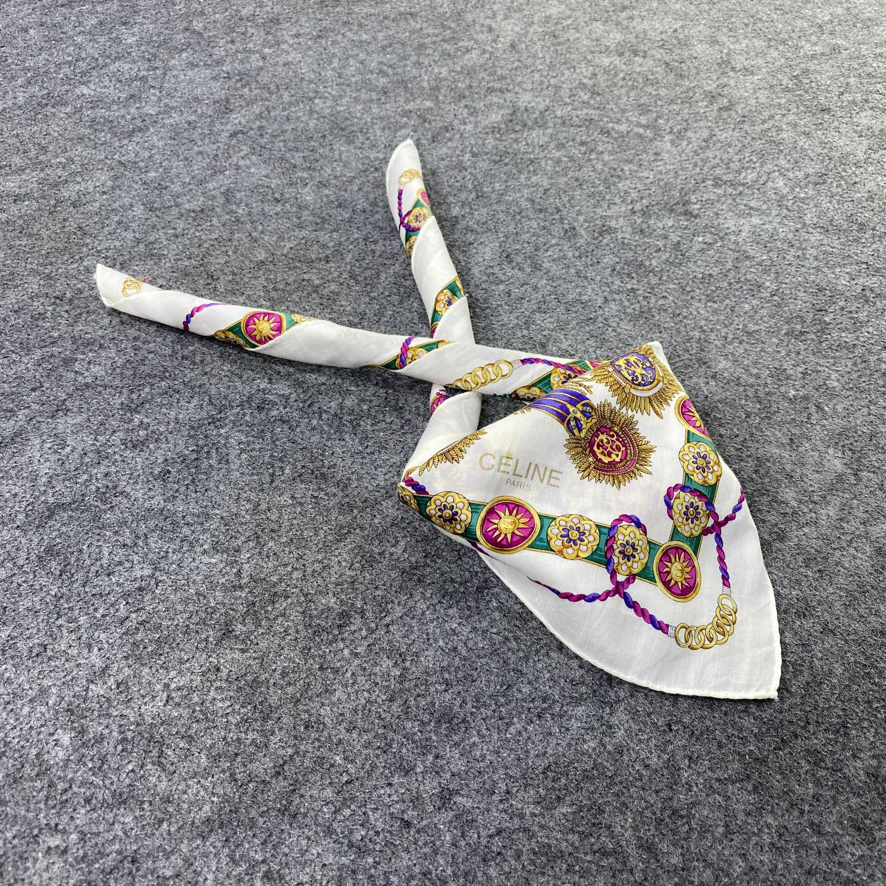 Celine Celine Handkerchief / Bandana / Neckerchief-B2352 Size ONE SIZE - 1 Thumbnail