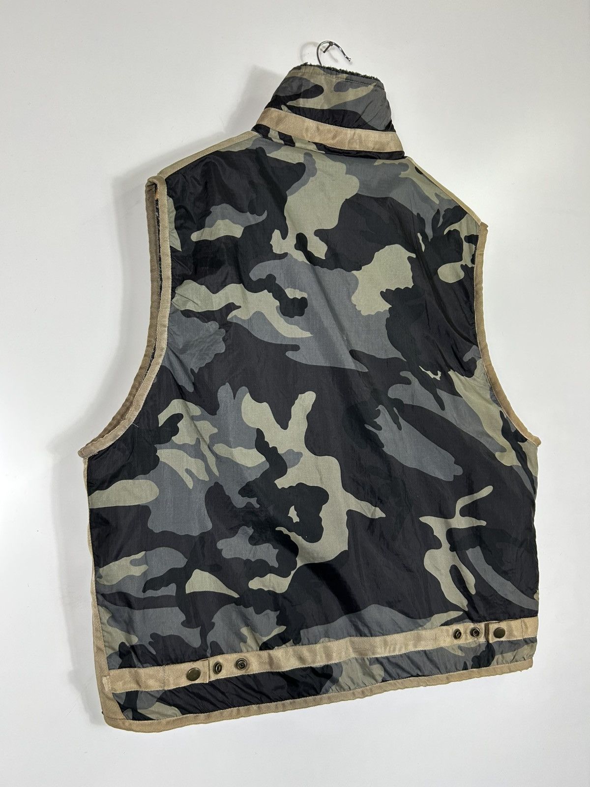 Vintage ⚡️Vintage Even River Fleece Camo Multi Pocket Vest Size US L / EU 52-54 / 3 - 14 Thumbnail