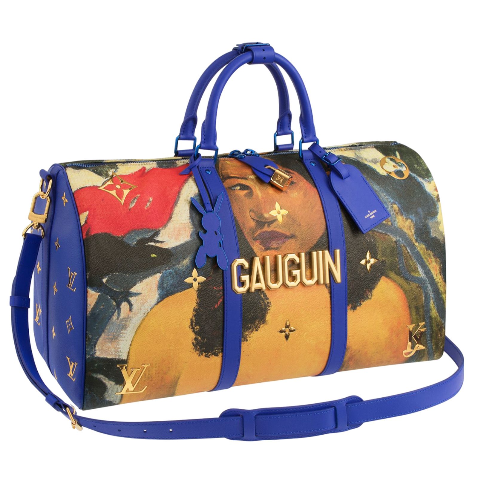Louis Vuitton Louis Vuitton Keepall Bandouliere Gauguin Blue Travel Bag Size ONE SIZE - 1 Thumbnail