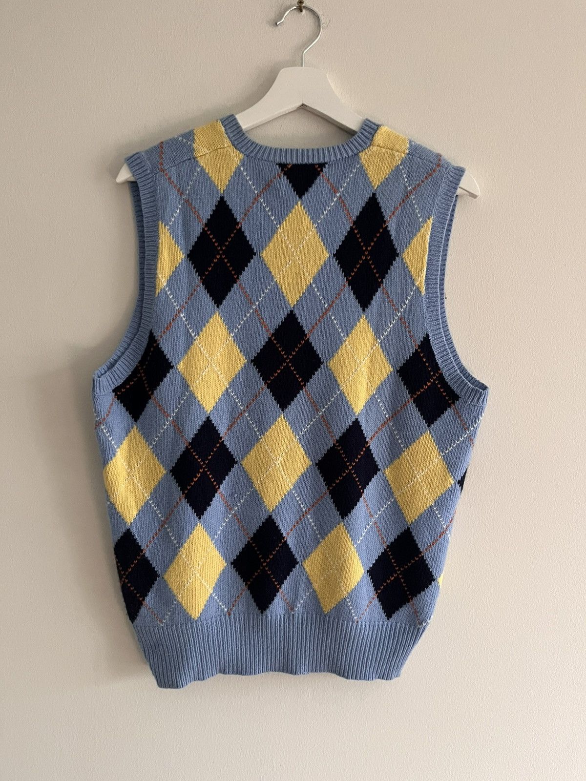 Polo Ralph Lauren Ralph Lauren - 90s Argyle Cashmere Vest Size US M / EU 48-50 / 2 - 2 Thumbnail