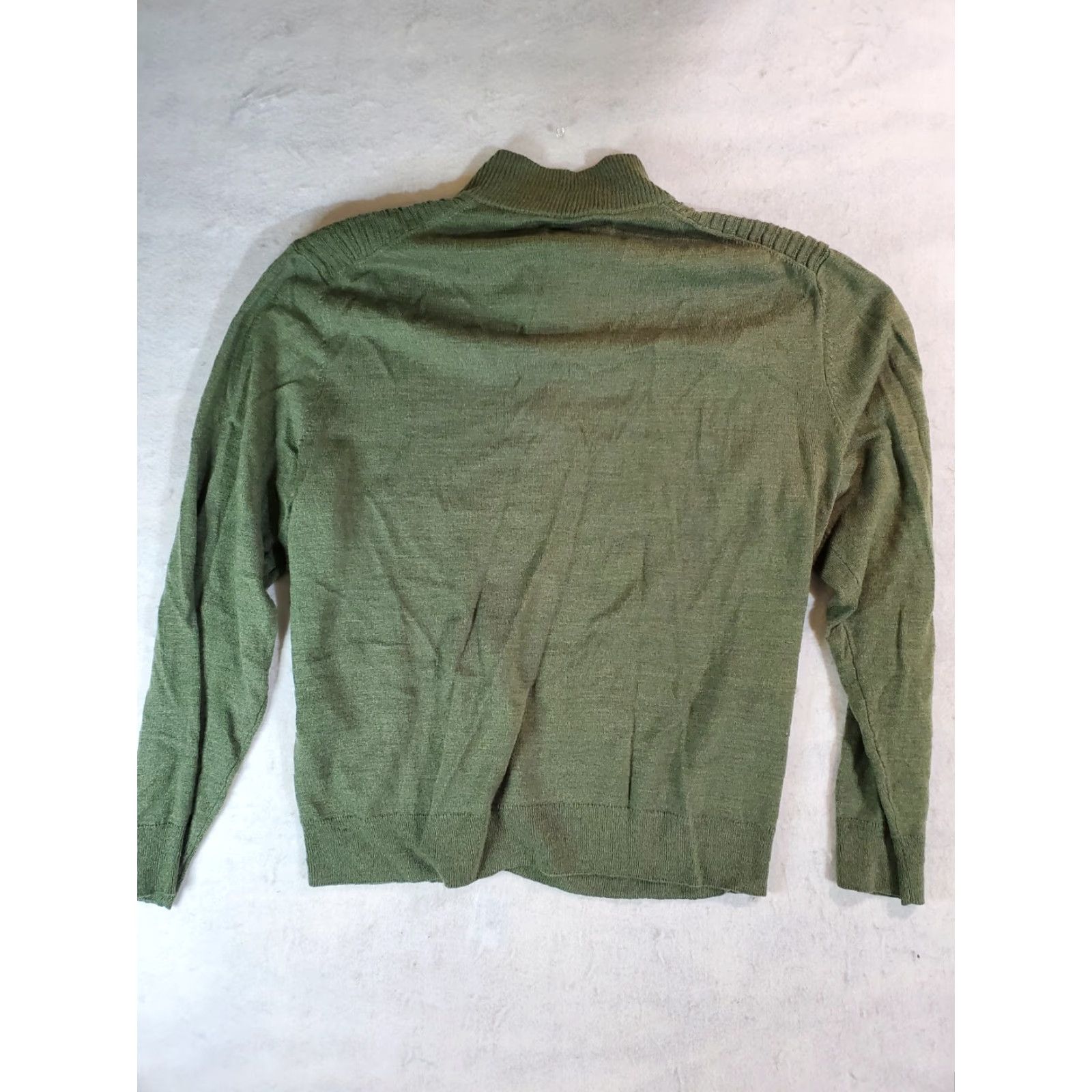 Dockers DOCKERS Signature Mock Neck 1/4 Zip Pullover Sweater Mens Sz 2XL Forest Green Shirt Size US XXL / EU 58 / 5 - 7 Thumbnail
